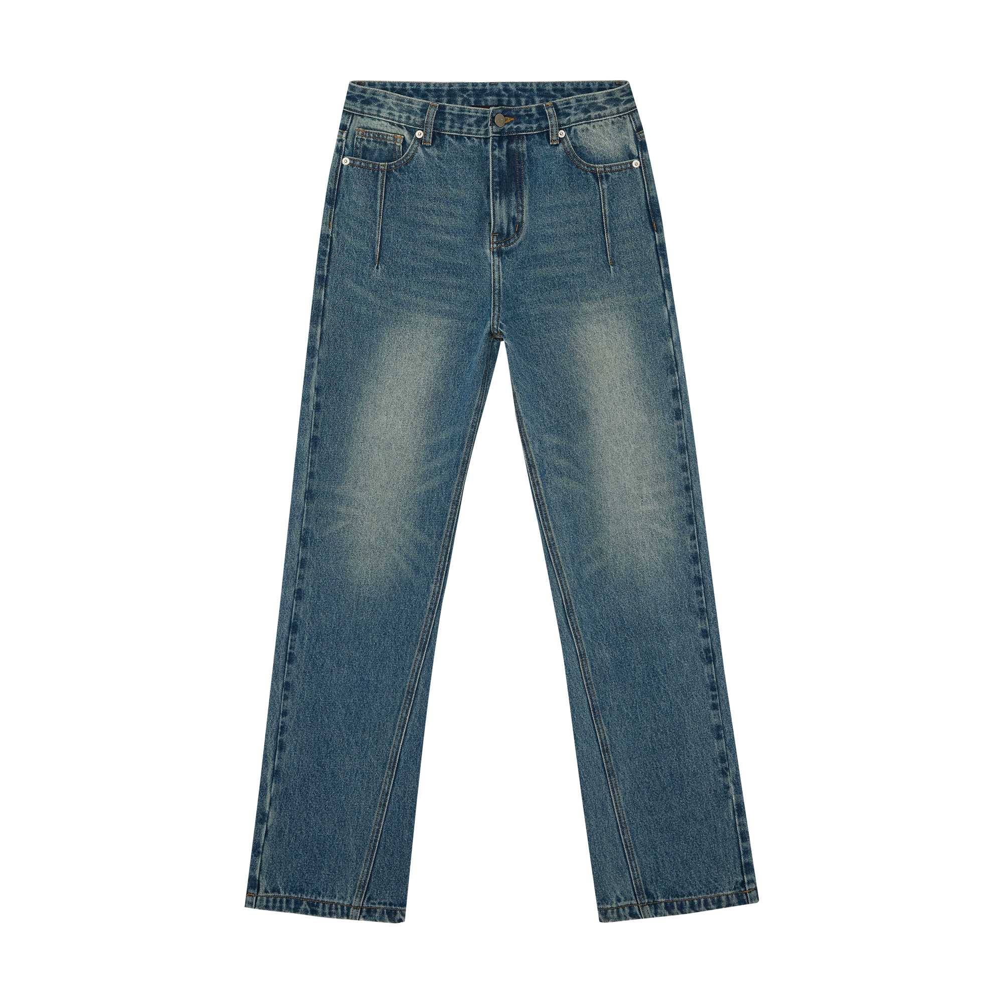 Twotwice - 1990s- mid-rise straight leg jeans
