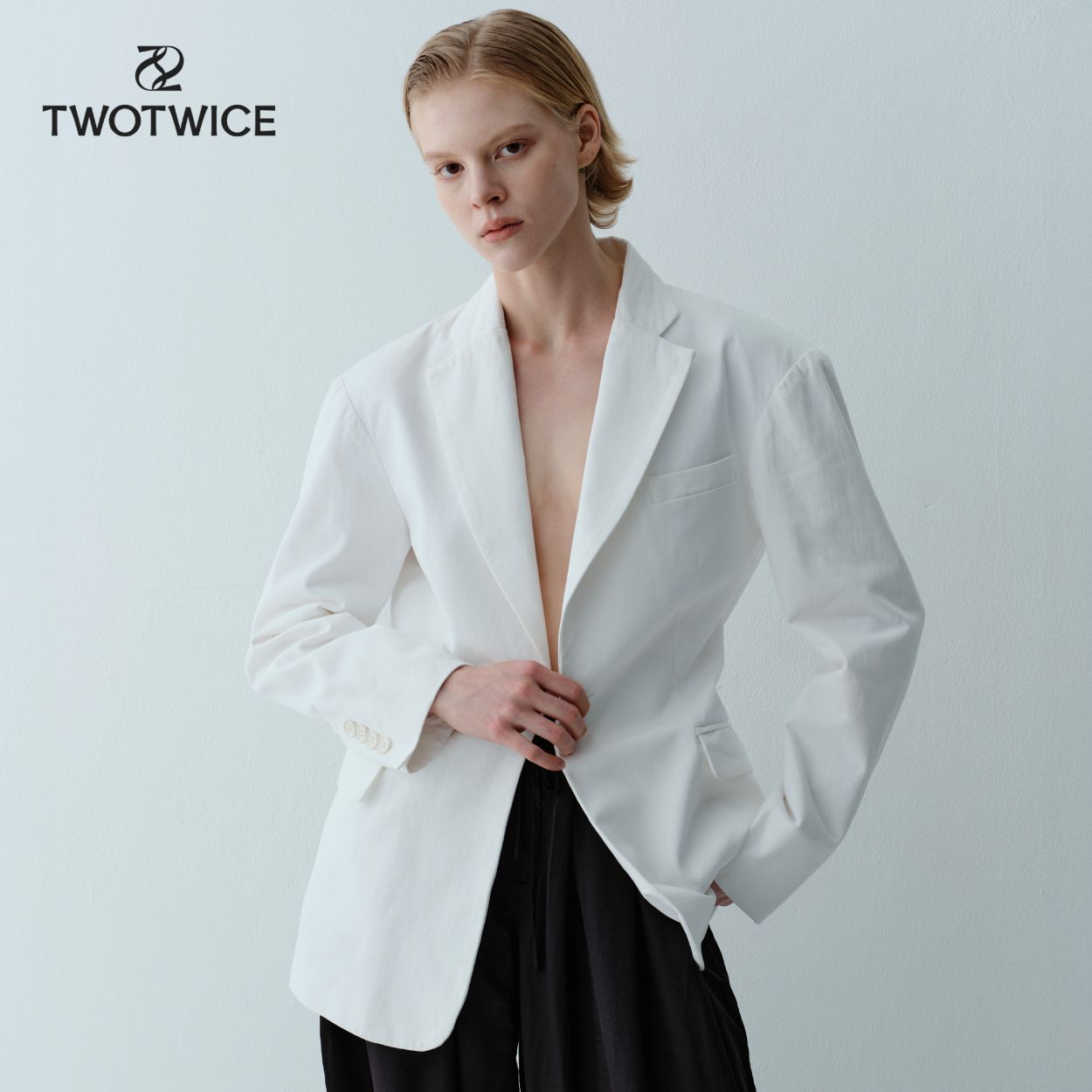 Twotwice - Wool Cinch Blazer