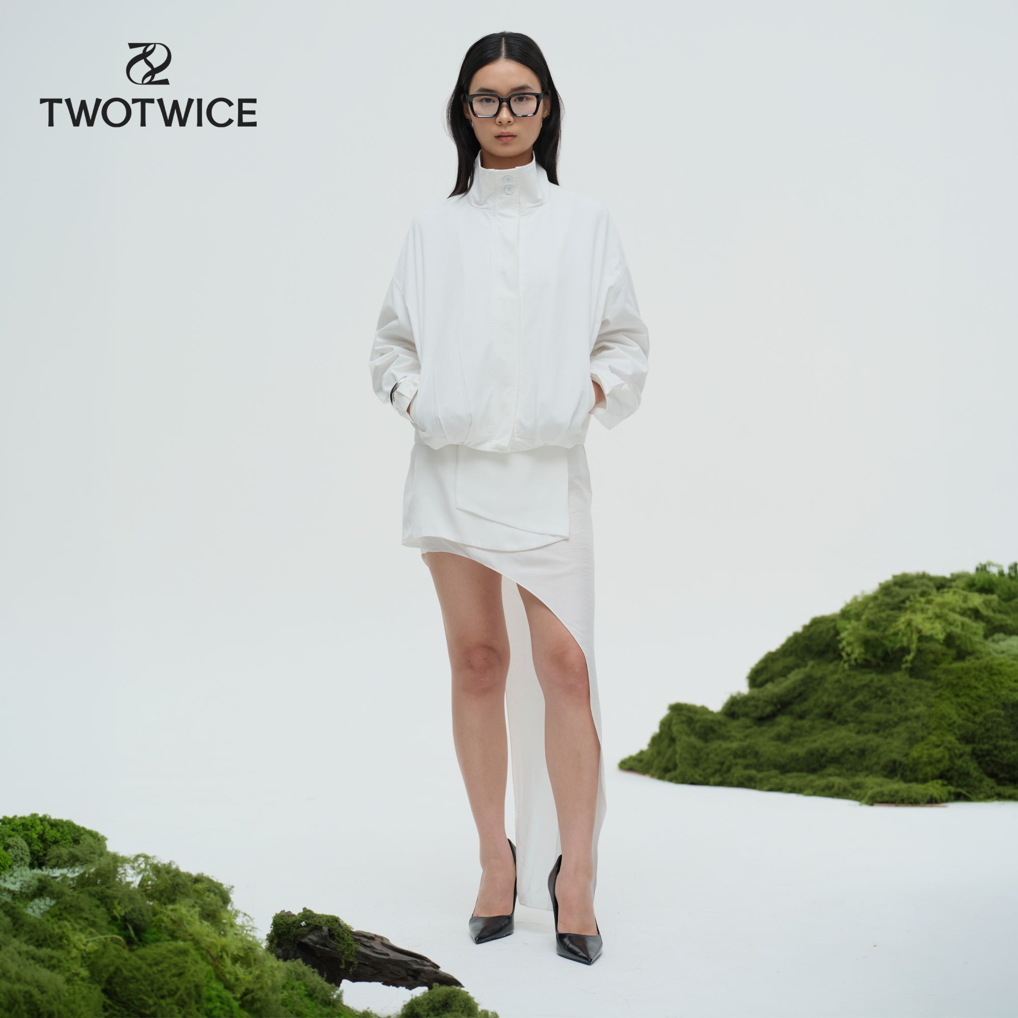 Twotwice - Convertible Shirt Jacket