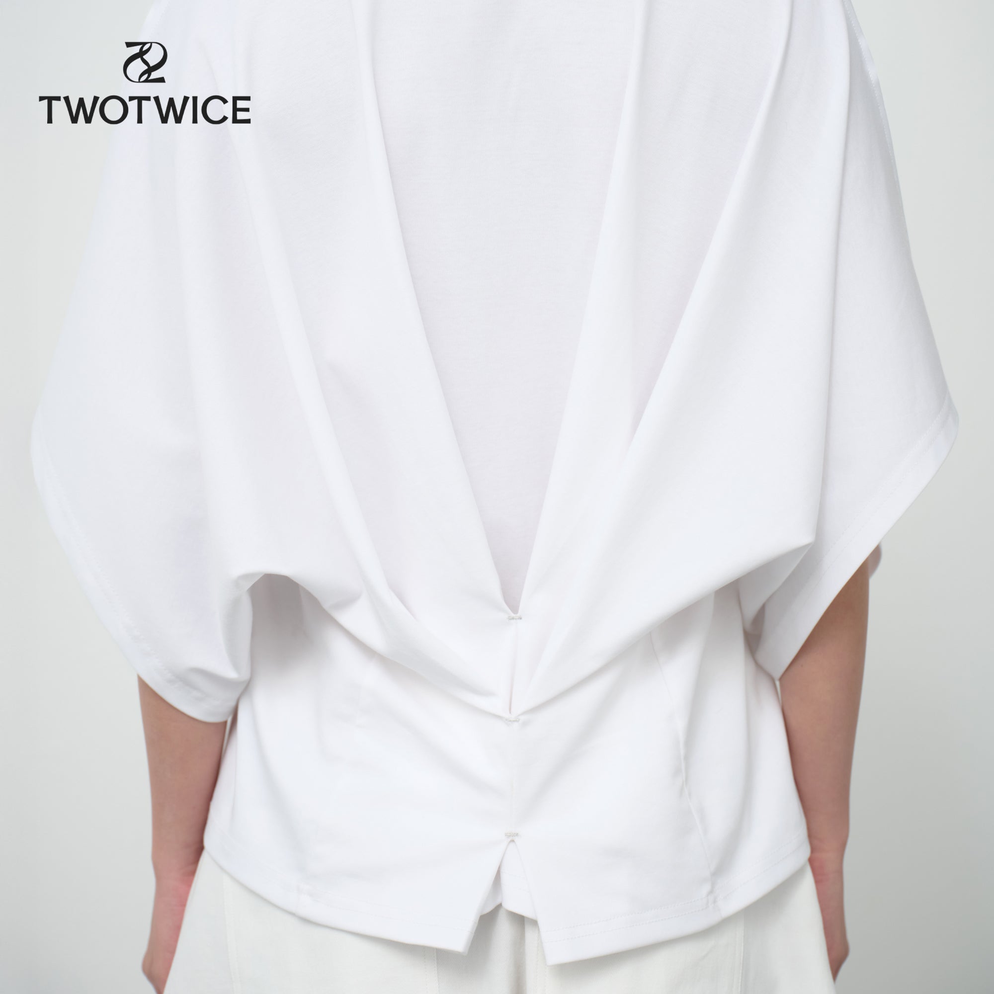 Twotwice - Gathered T Shirt