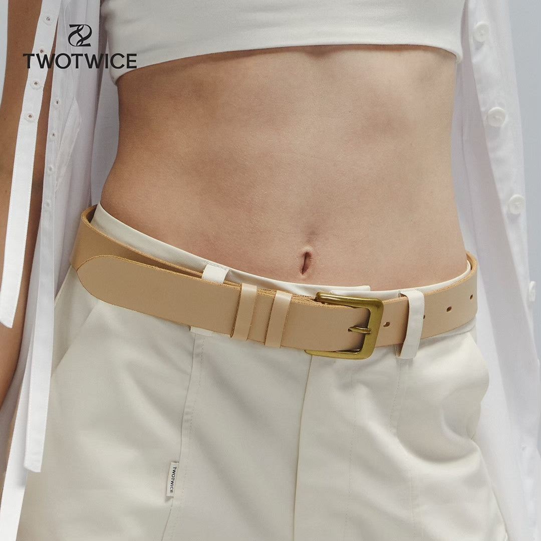 Twotwice - Vintage buckle belt