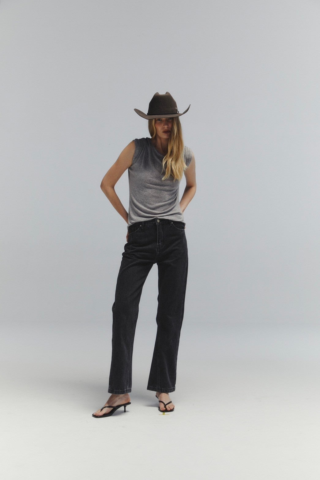 Twotwice - 1990s- mid-rise straight leg jeans
