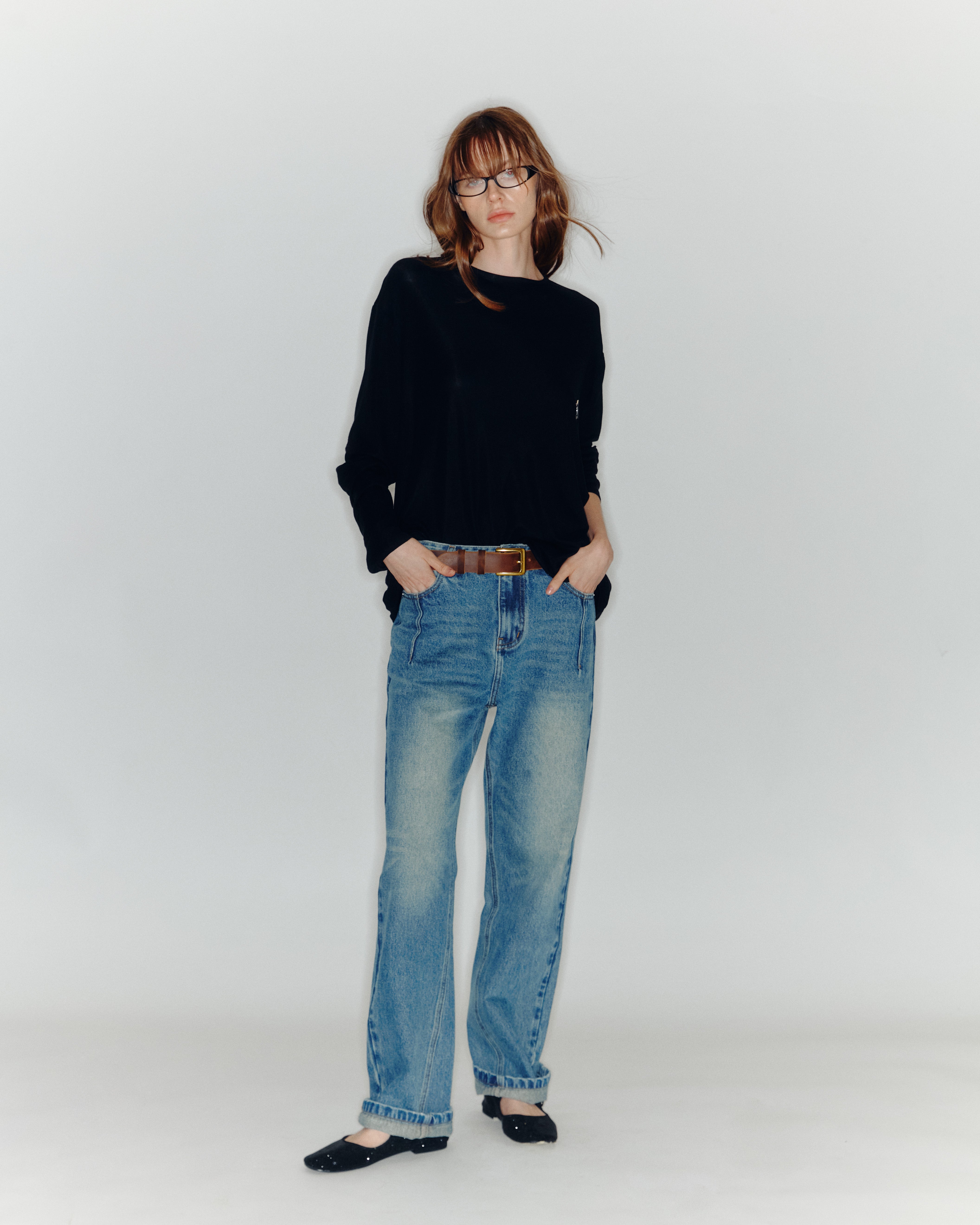 Twotwice - 1990s- mid-rise straight leg jeans