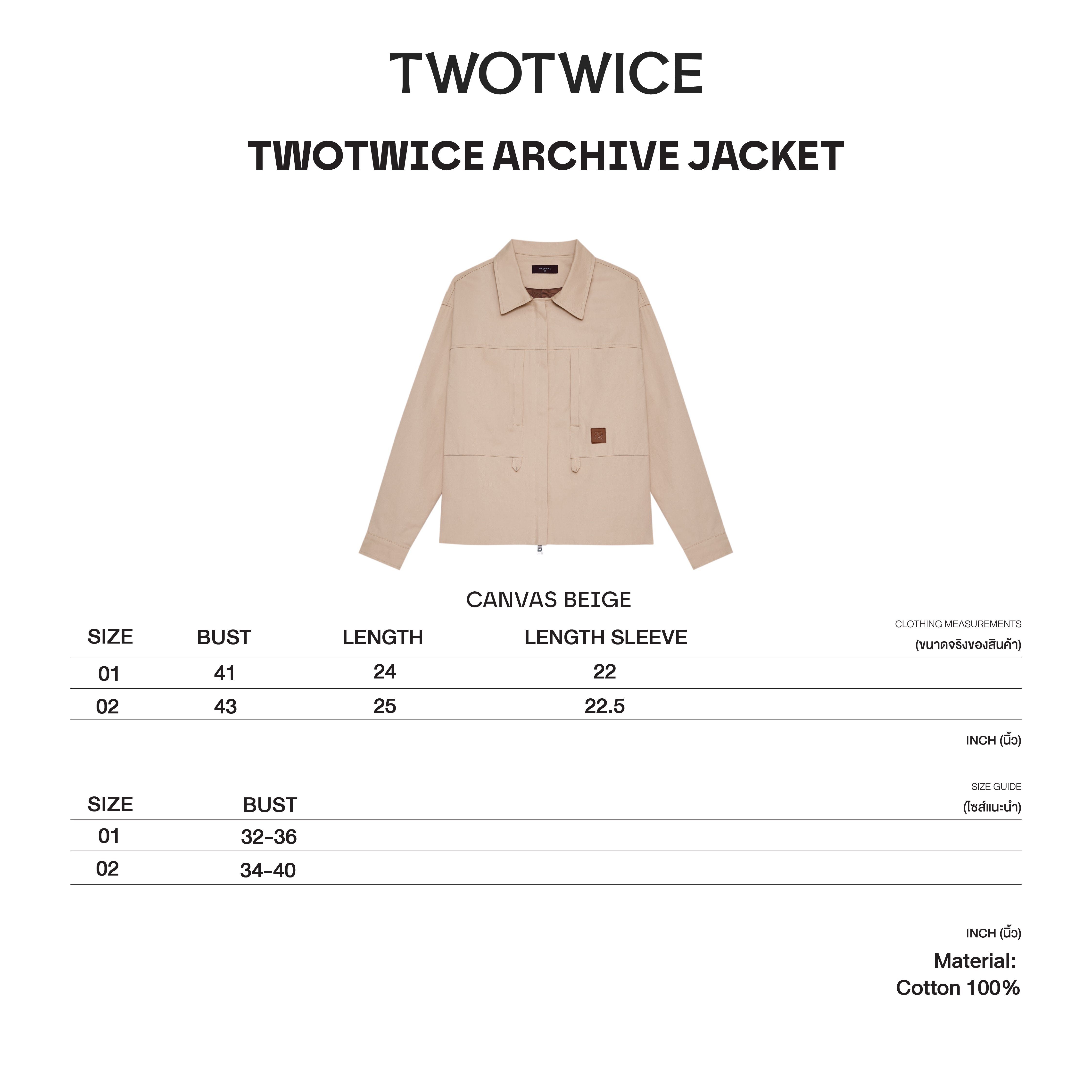 Twotwice - Twotwice Archive Jacket