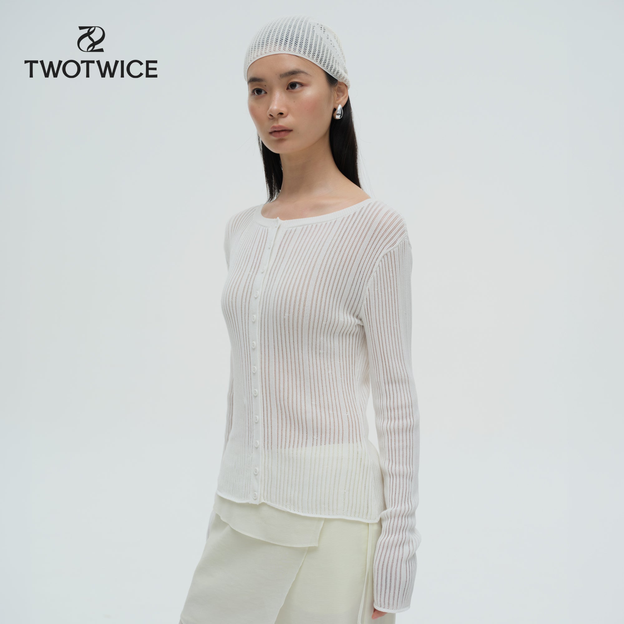 Twotwice - Soft Rib Cardigan