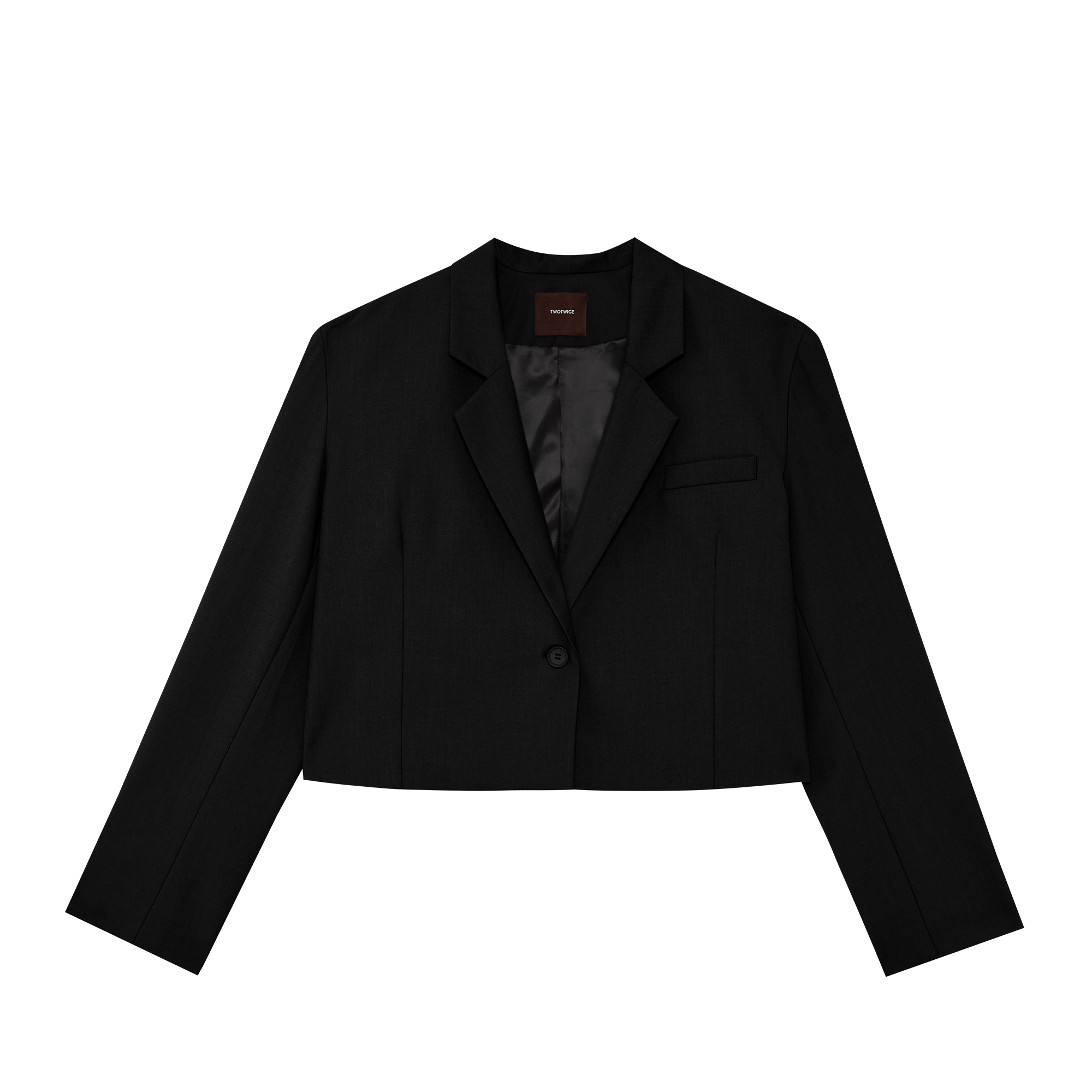 Twotwice - Off duty cropped blazer