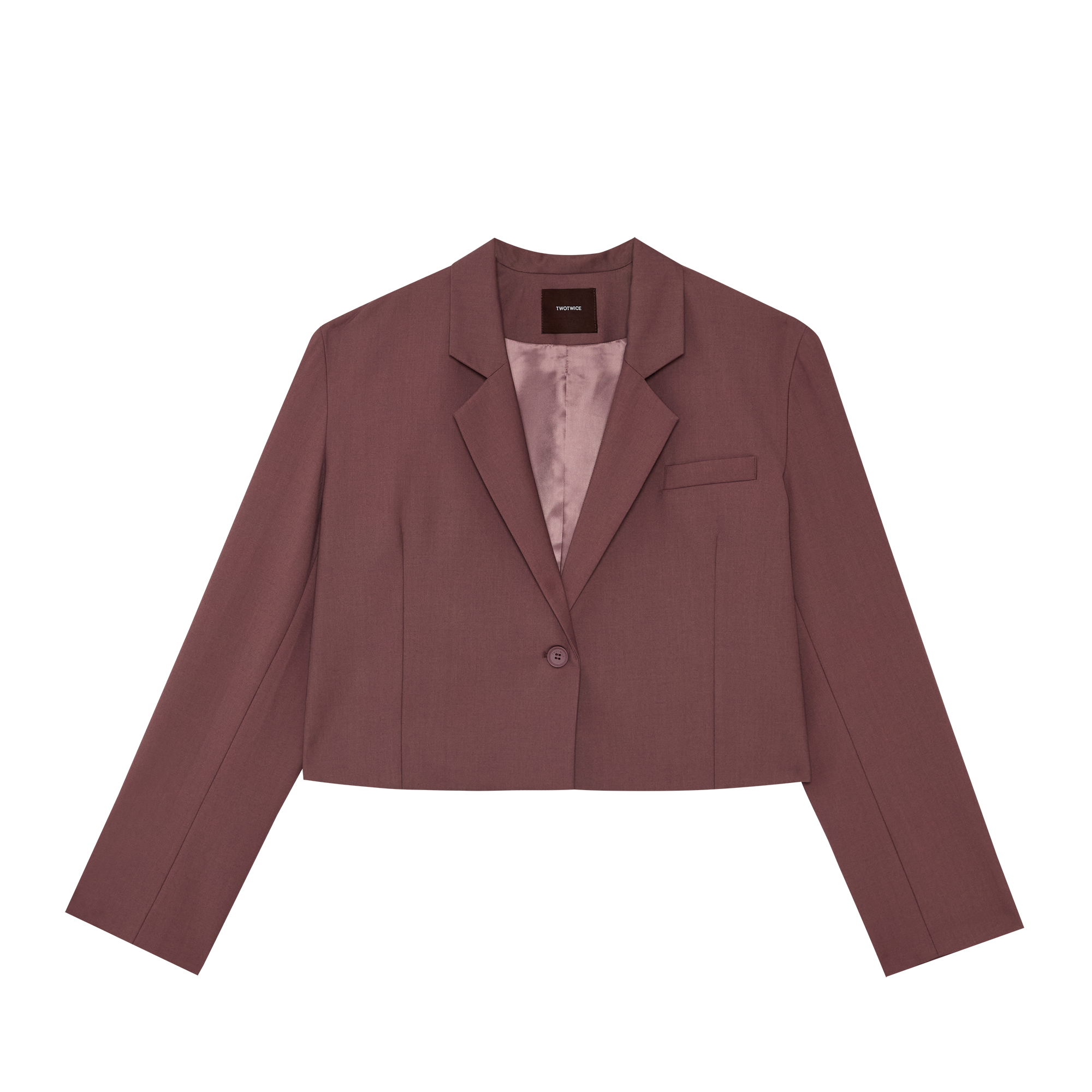 Twotwice - Off duty cropped blazer