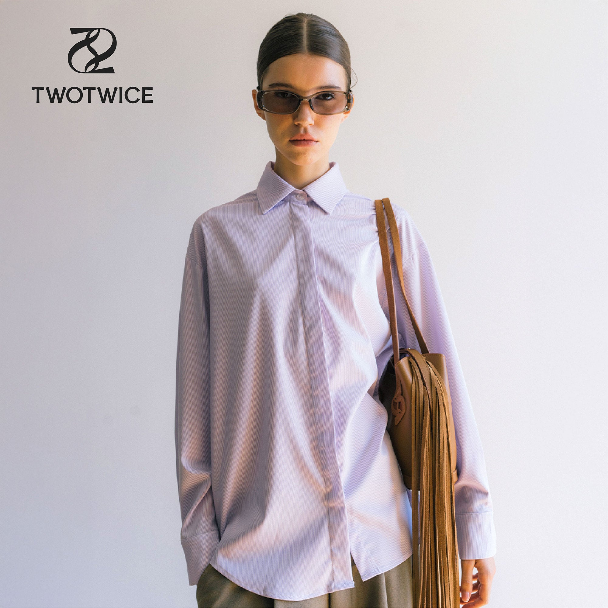 Twotwice - Oversized Tw shirt