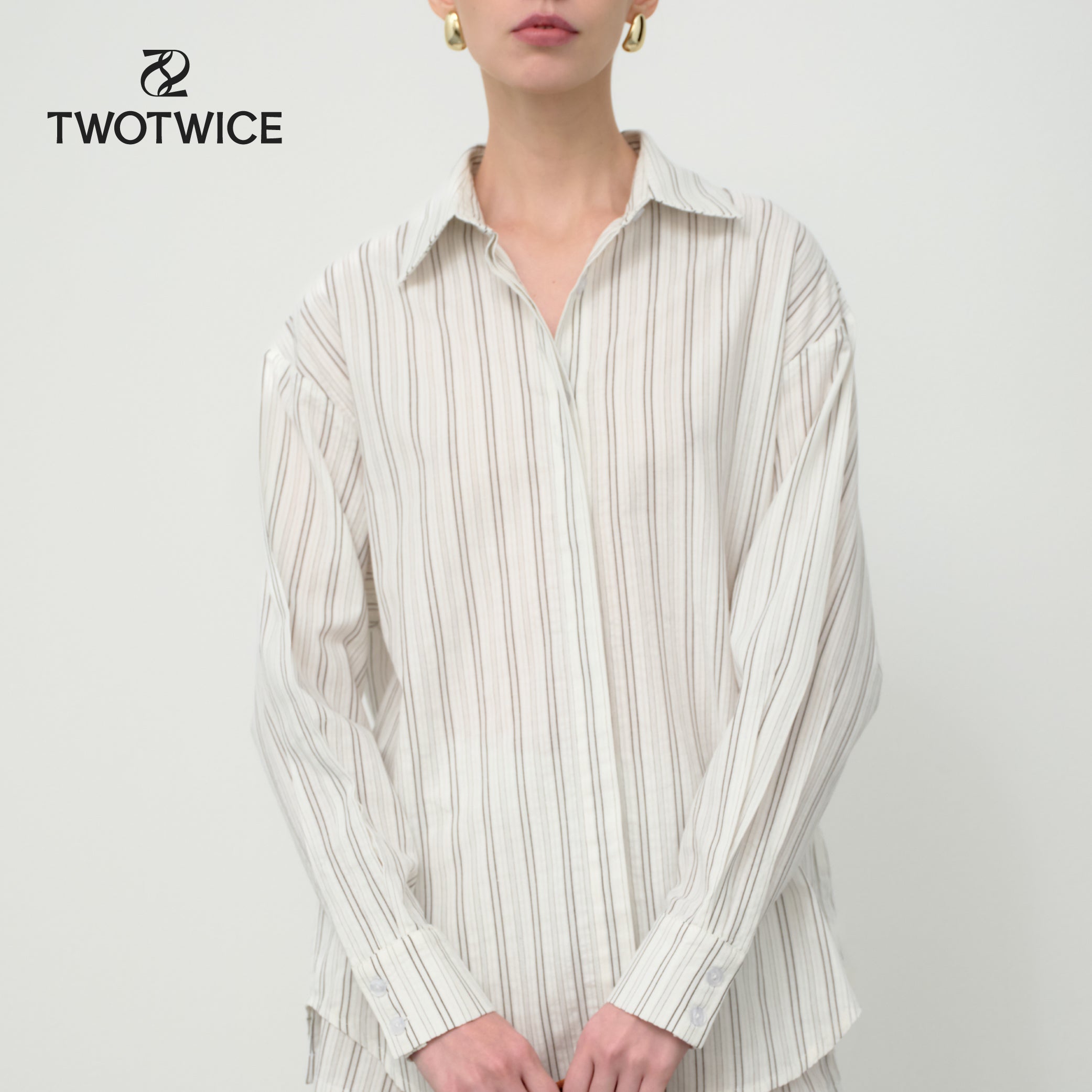 Twotwice - Oversized Tw shirt