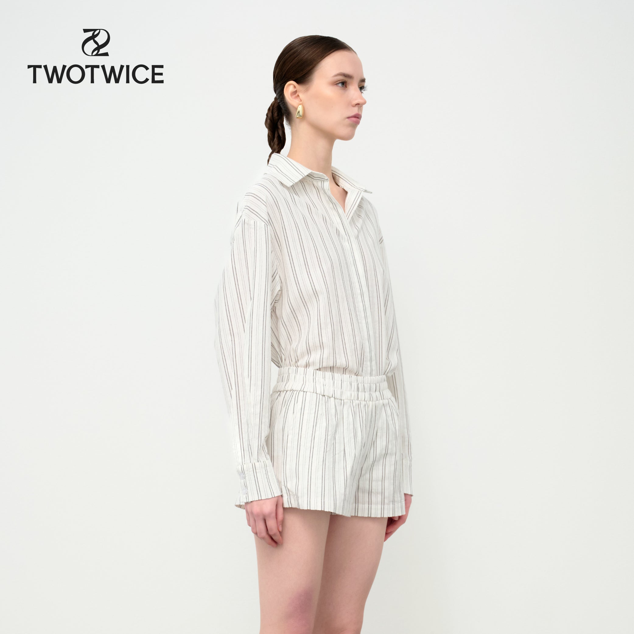 Twotwice - Oversized Tw shirt