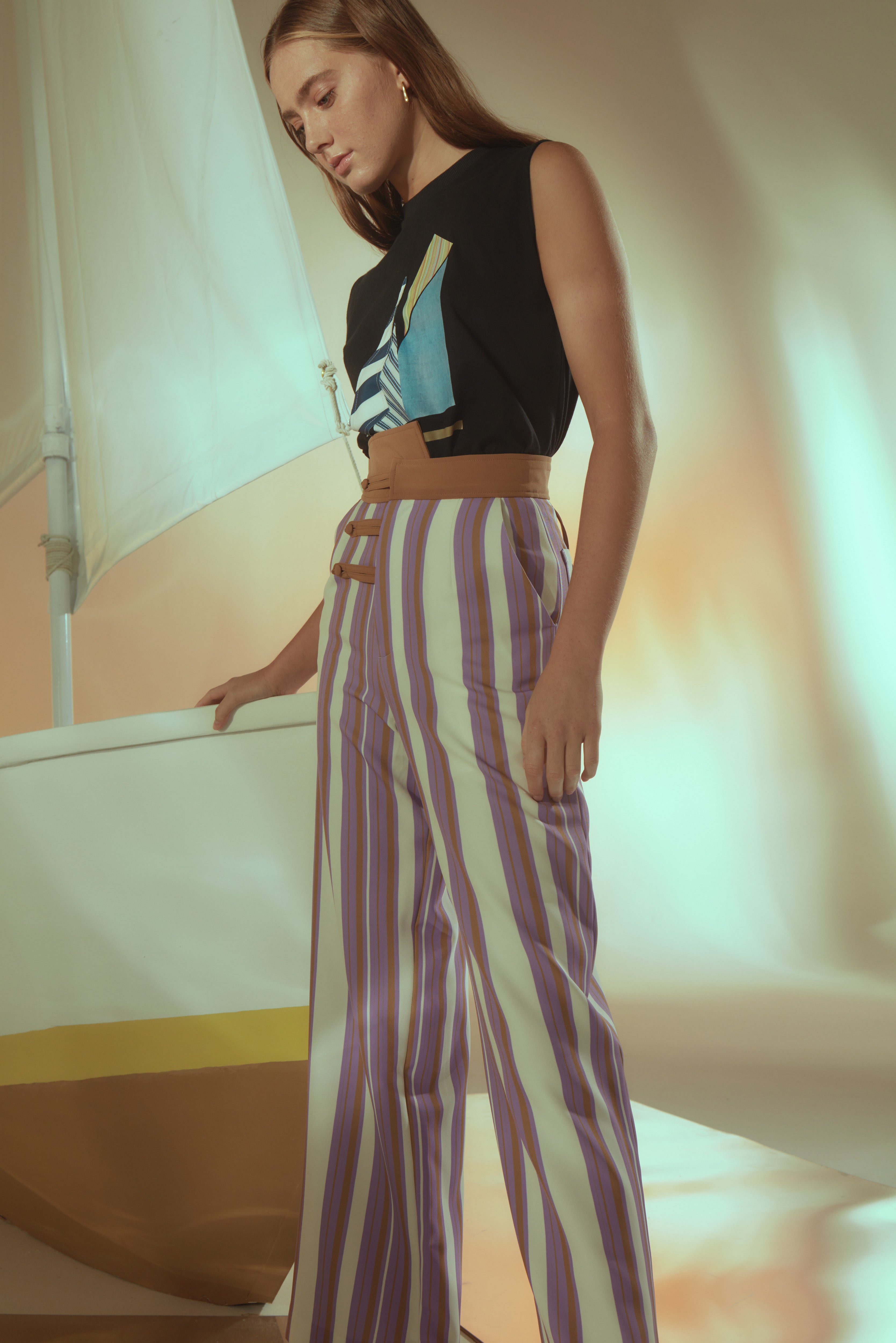 Twotwice - Stripe pants
