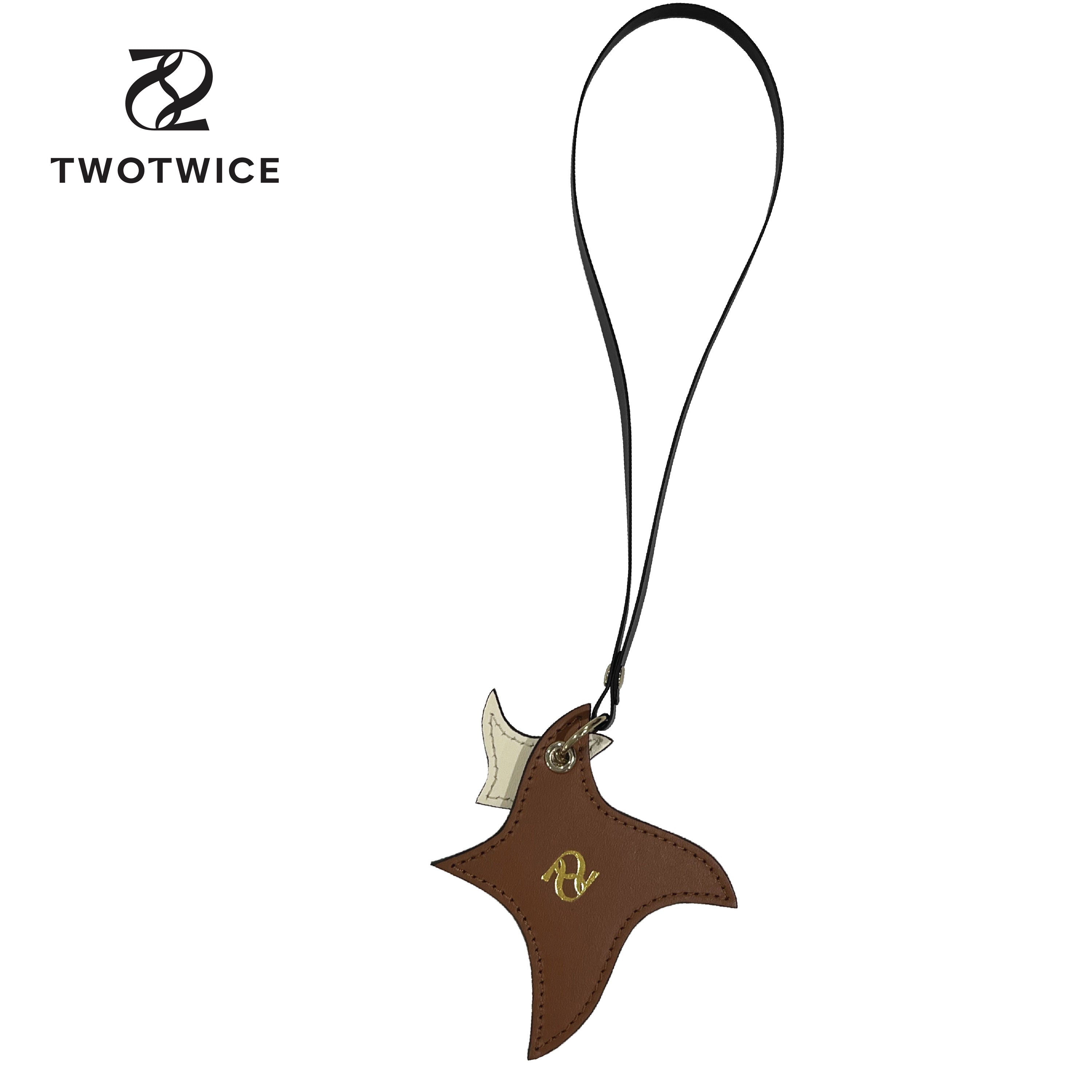 Twotwice - Twotwice Leather Tag