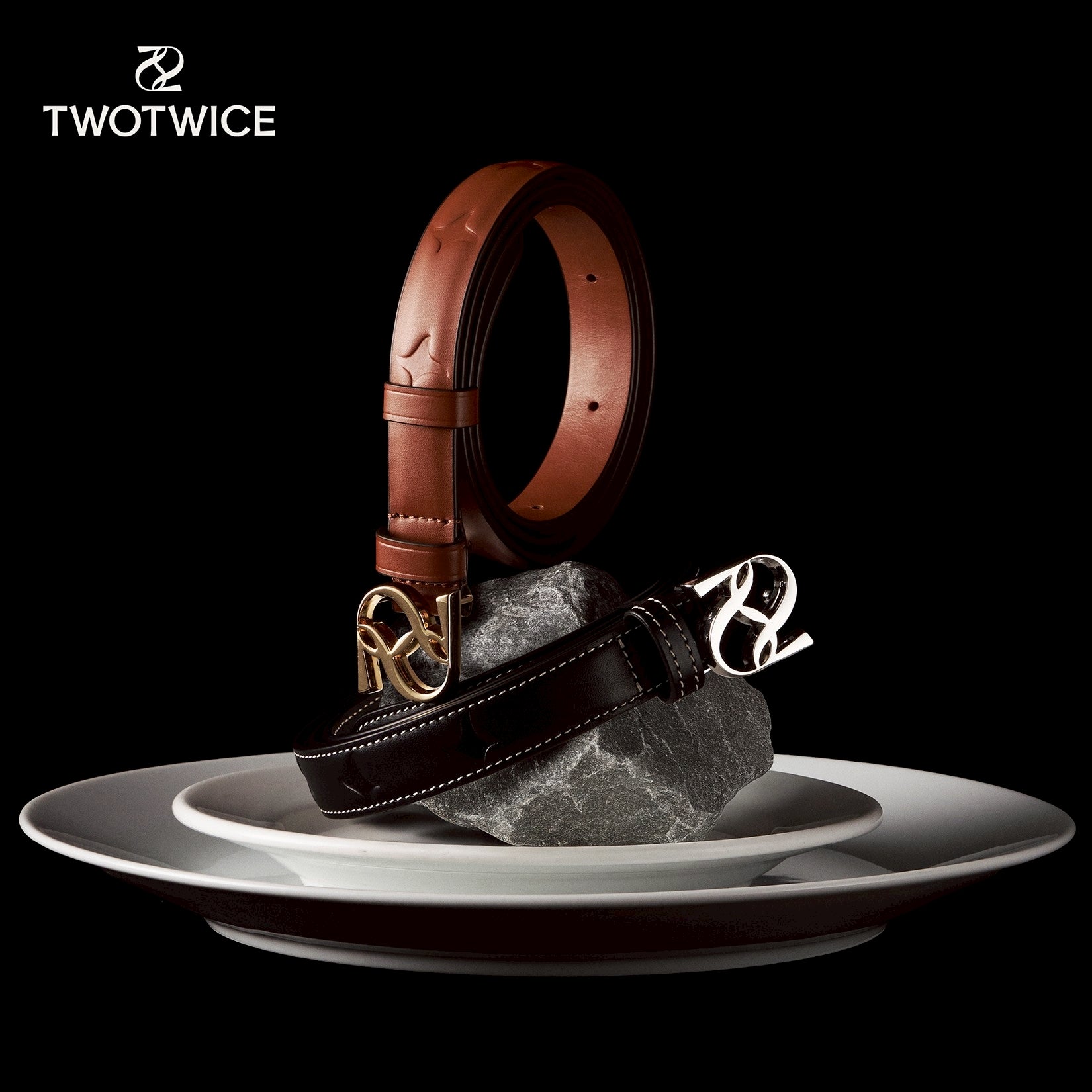 Twotwice - Old Traditional Belt NAVIÈRE