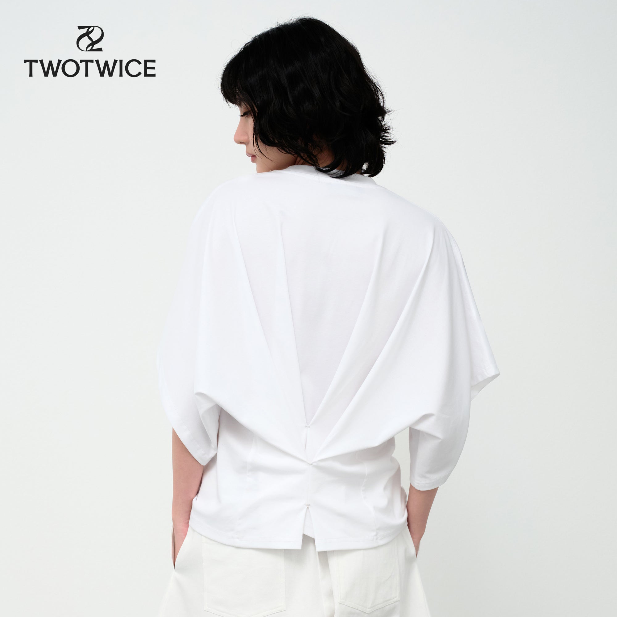 Twotwice - Gathered T Shirt
