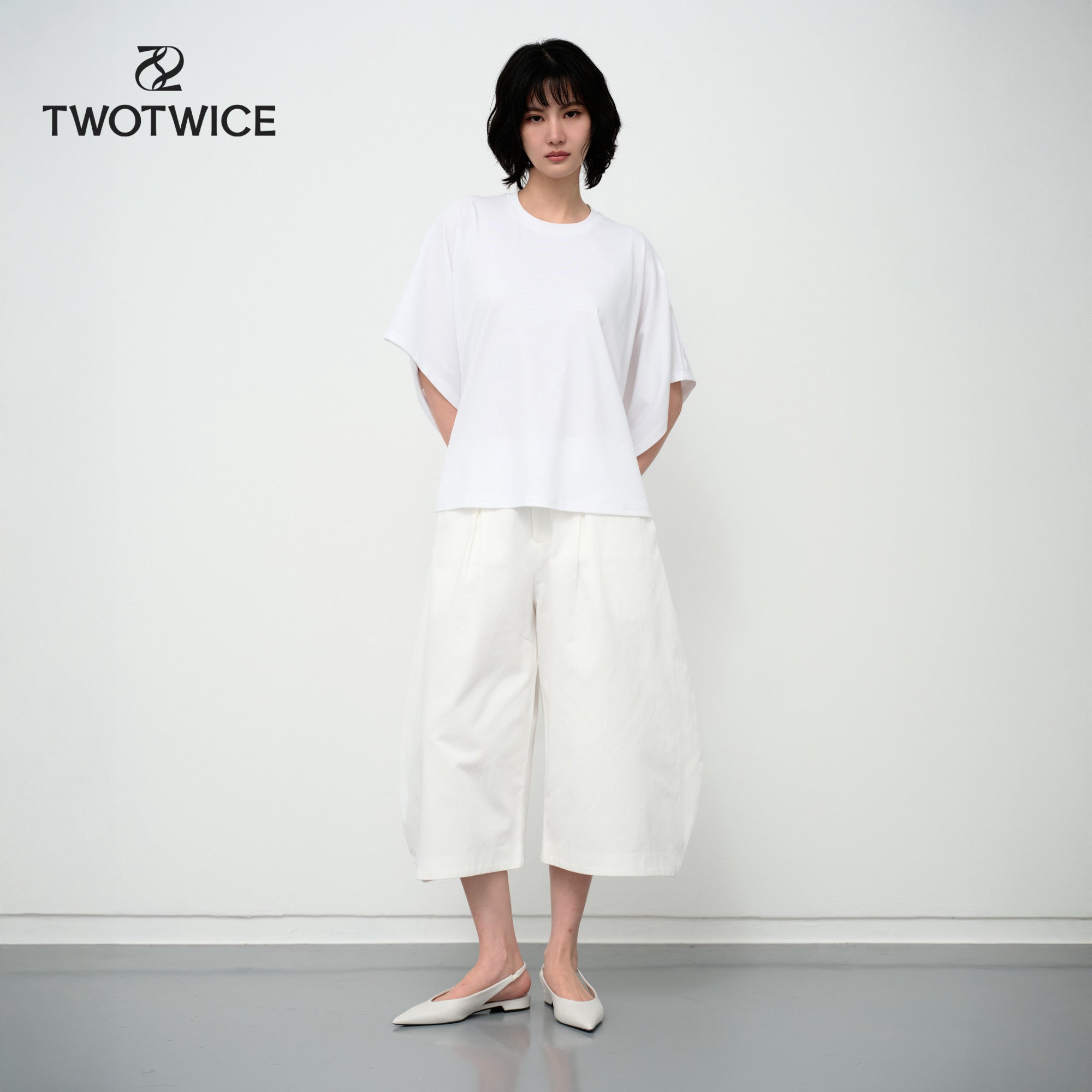 Twotwice - Gathered T Shirt