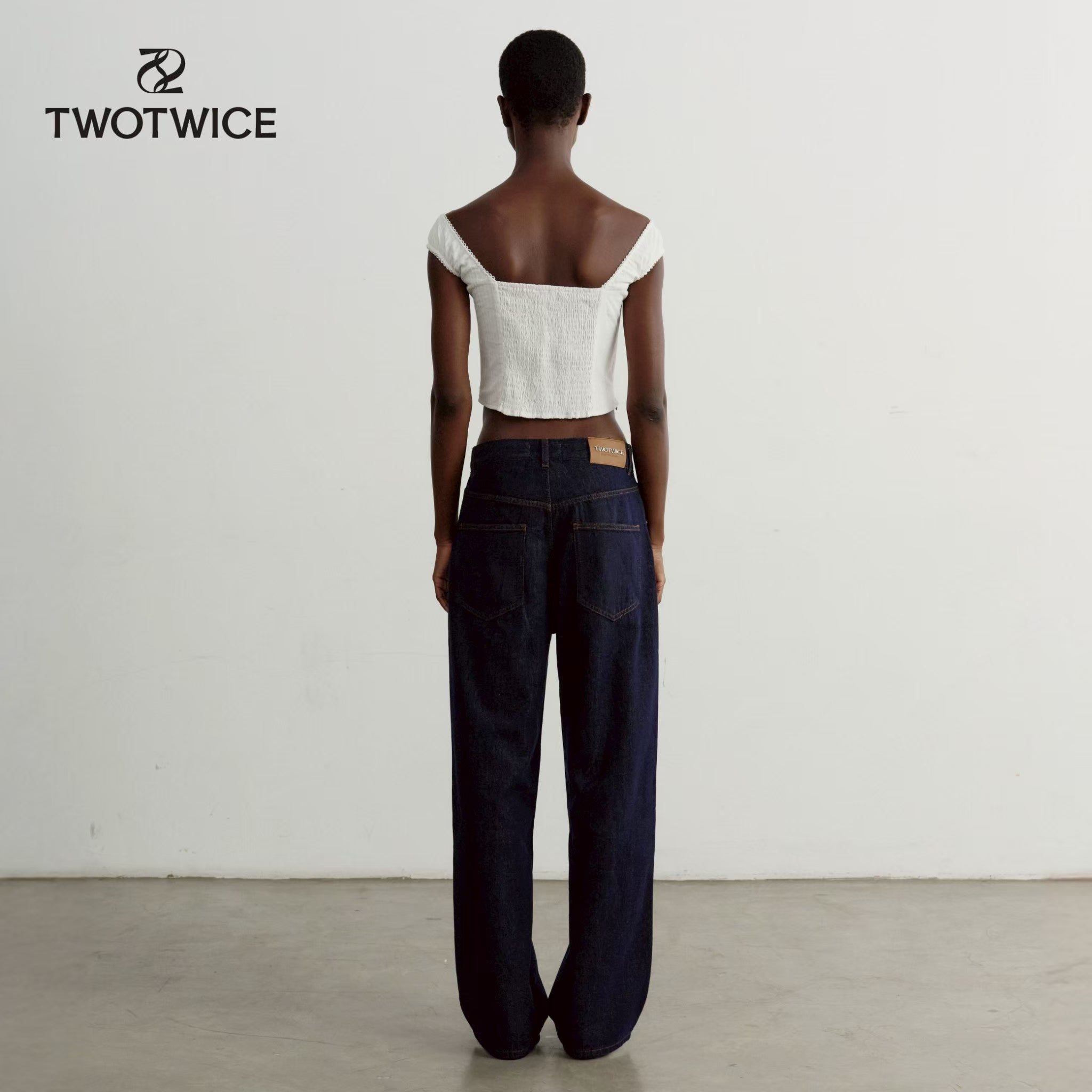 Twotwice - Smocked Bodice Top