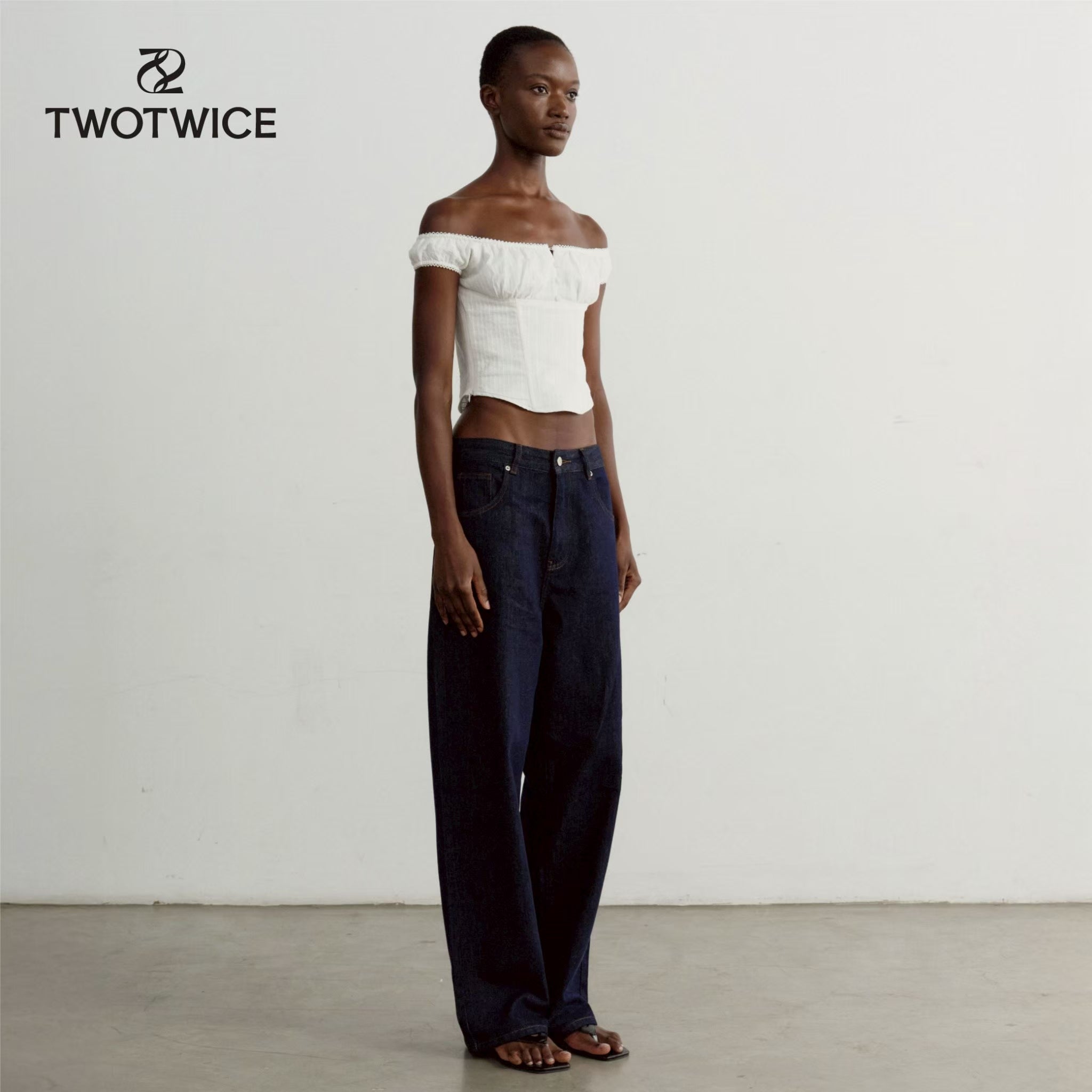 Twotwice - Smocked Bodice Top