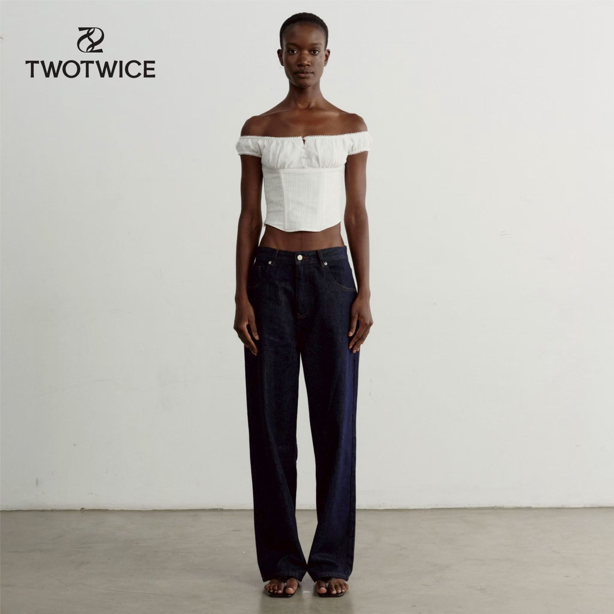 Twotwice - Smocked Bodice Top