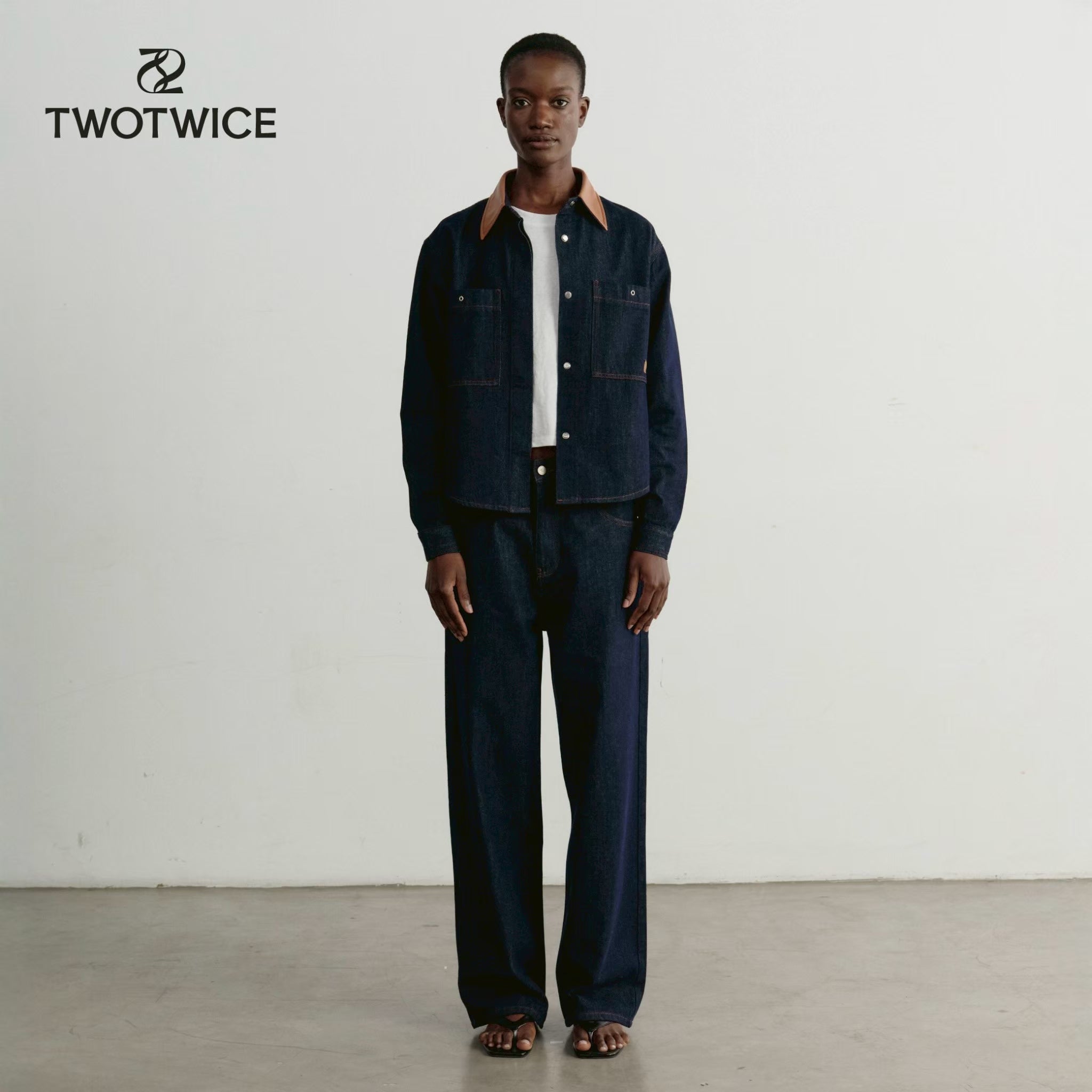 Twotwice - Denim Overshirt Jacket