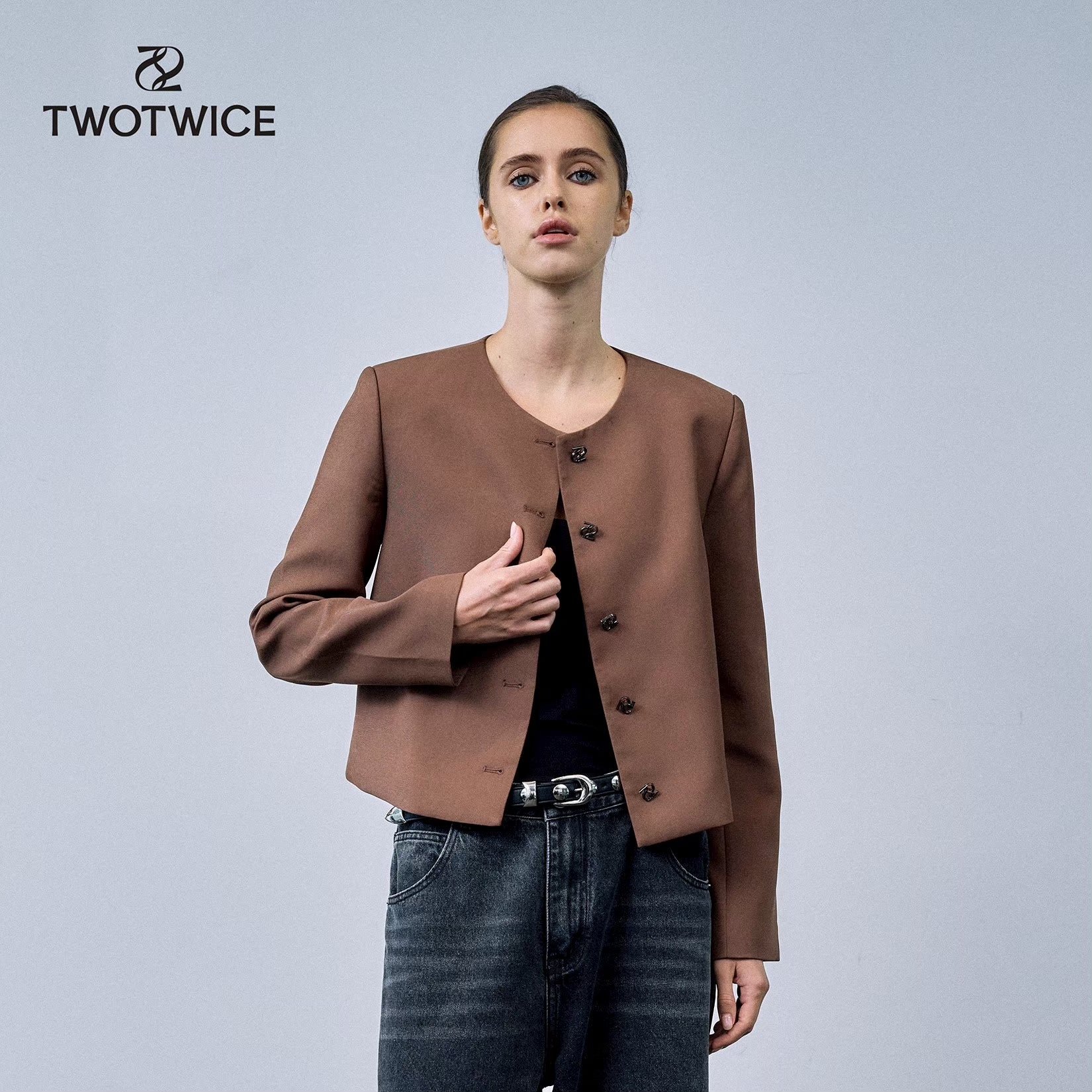 Twotwice - Tw buttoned blazer