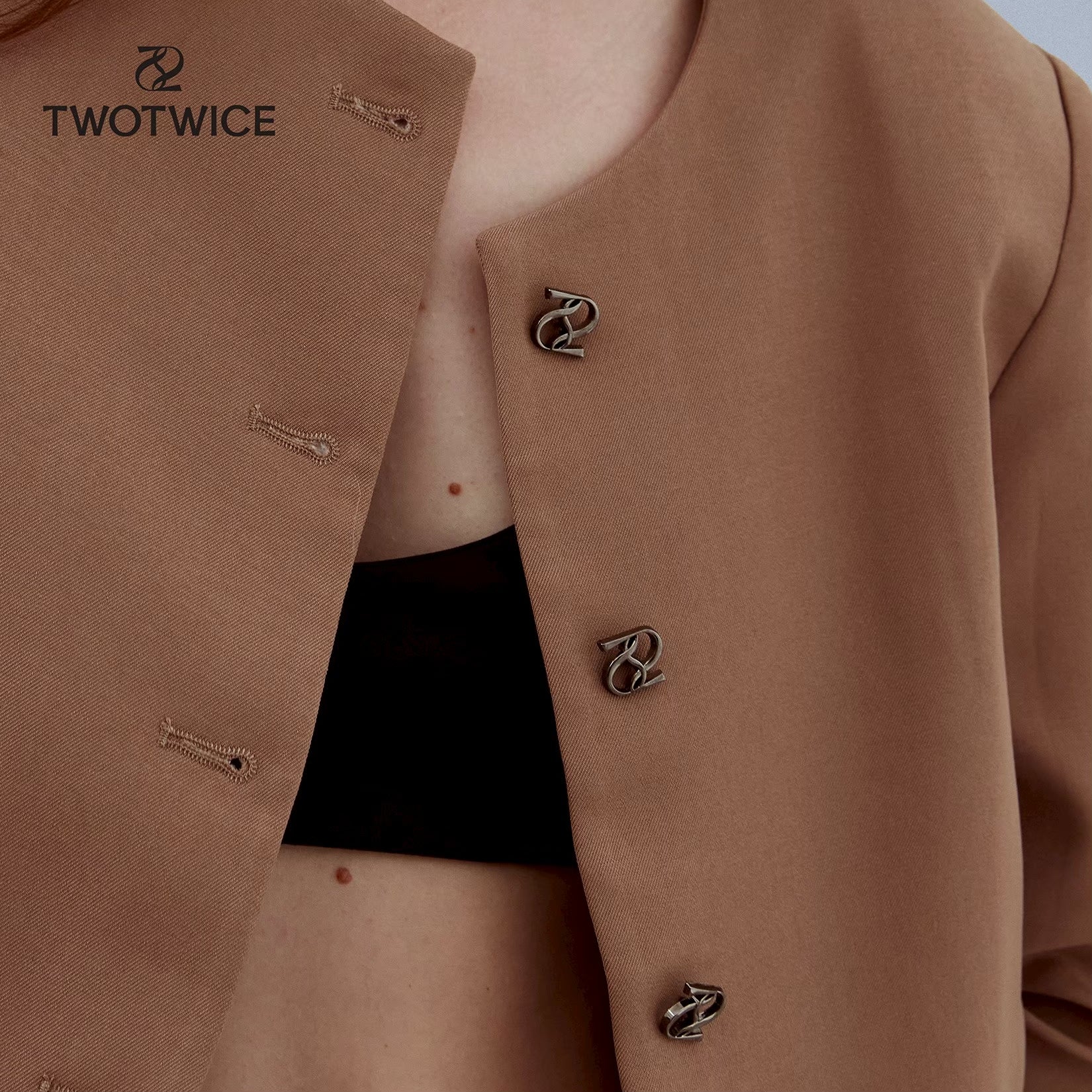Twotwice - Tw buttoned blazer