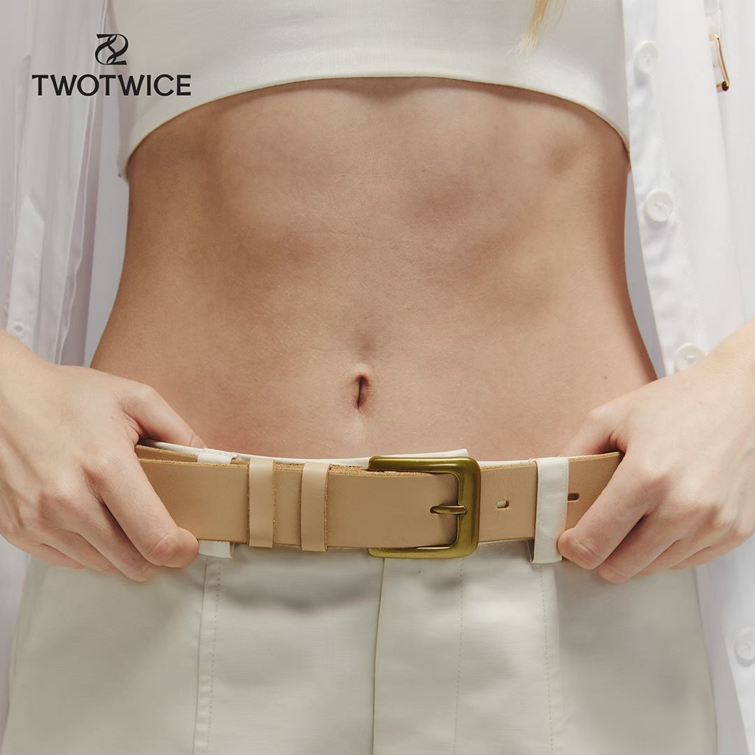 Twotwice - Vintage buckle belt