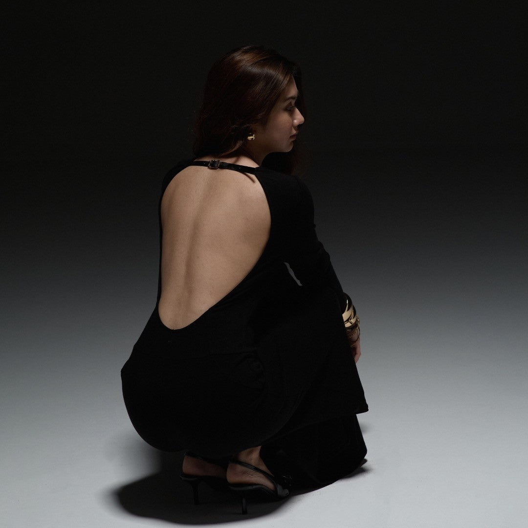 Twotwice - Open back dress