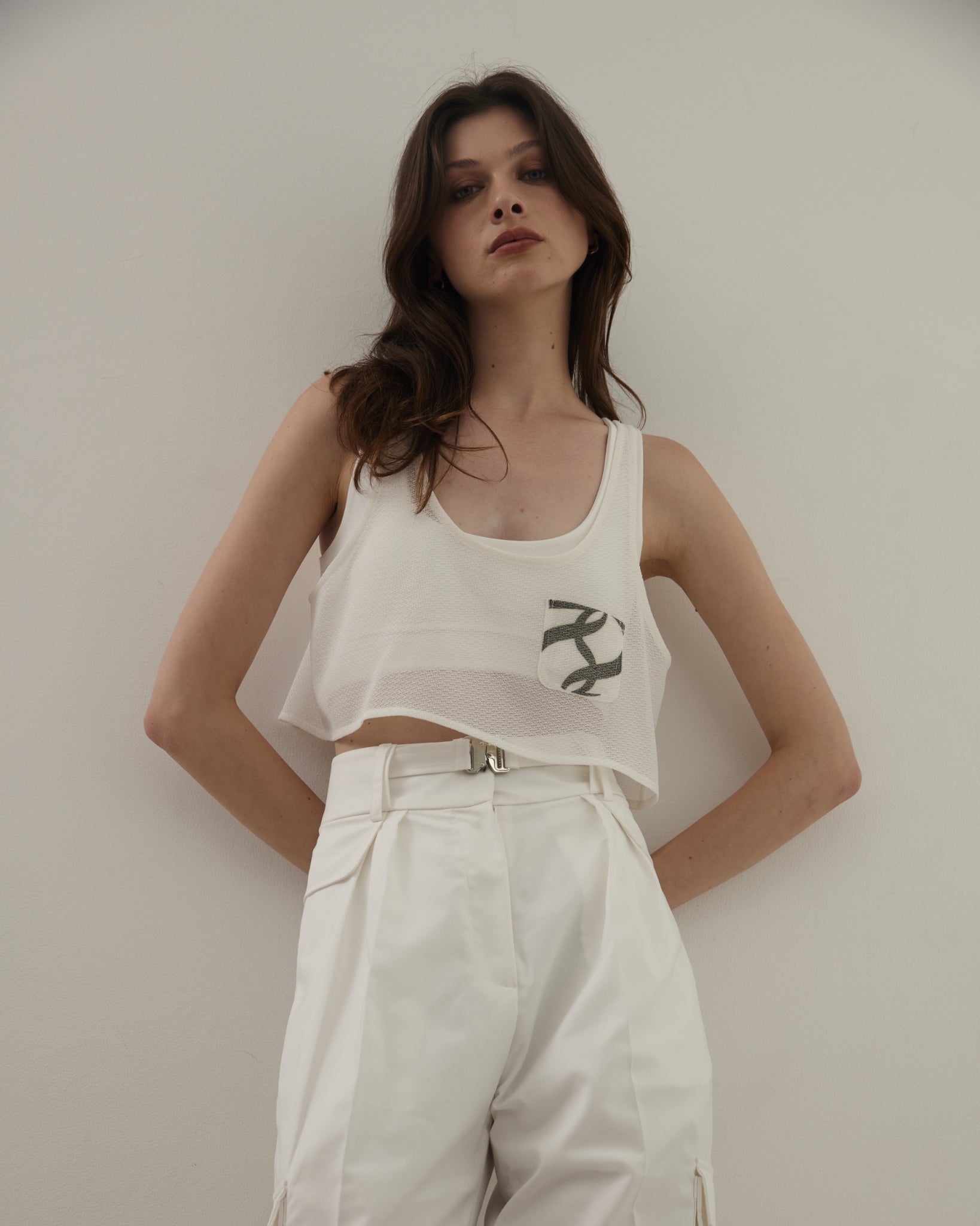 Twotwice - Translucent crop tank