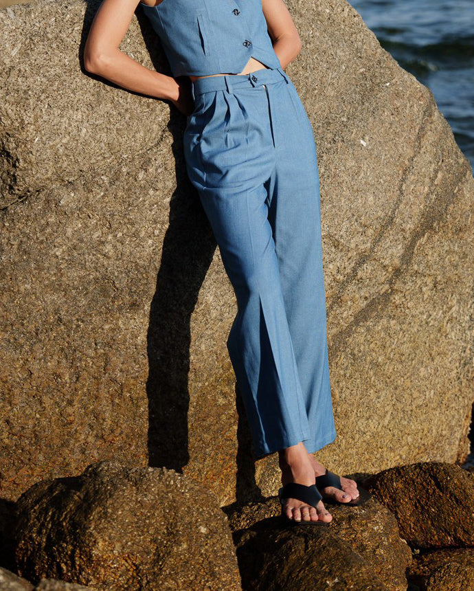 Twotwice - Low rise pants