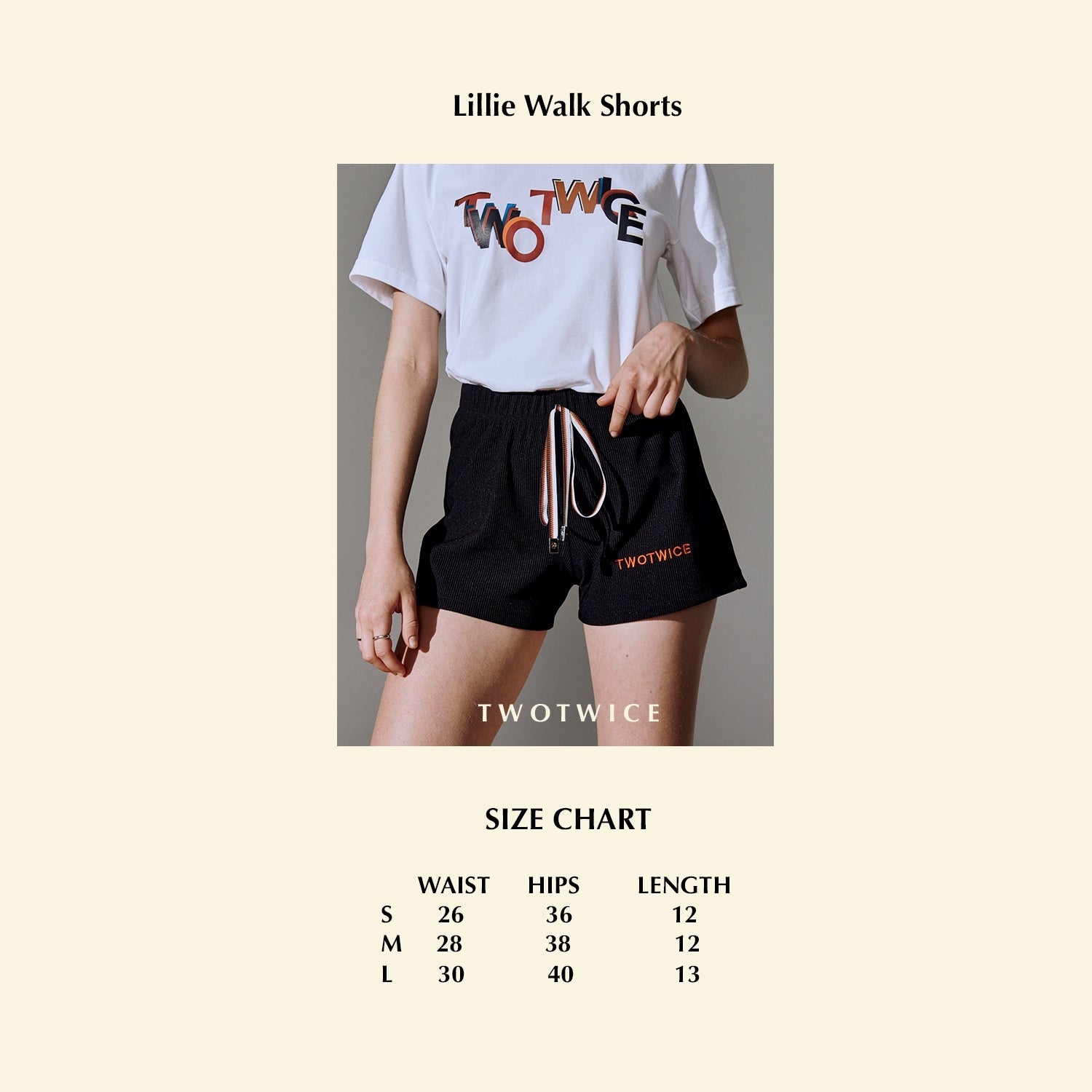 Twotwice - Lillie walk shorts