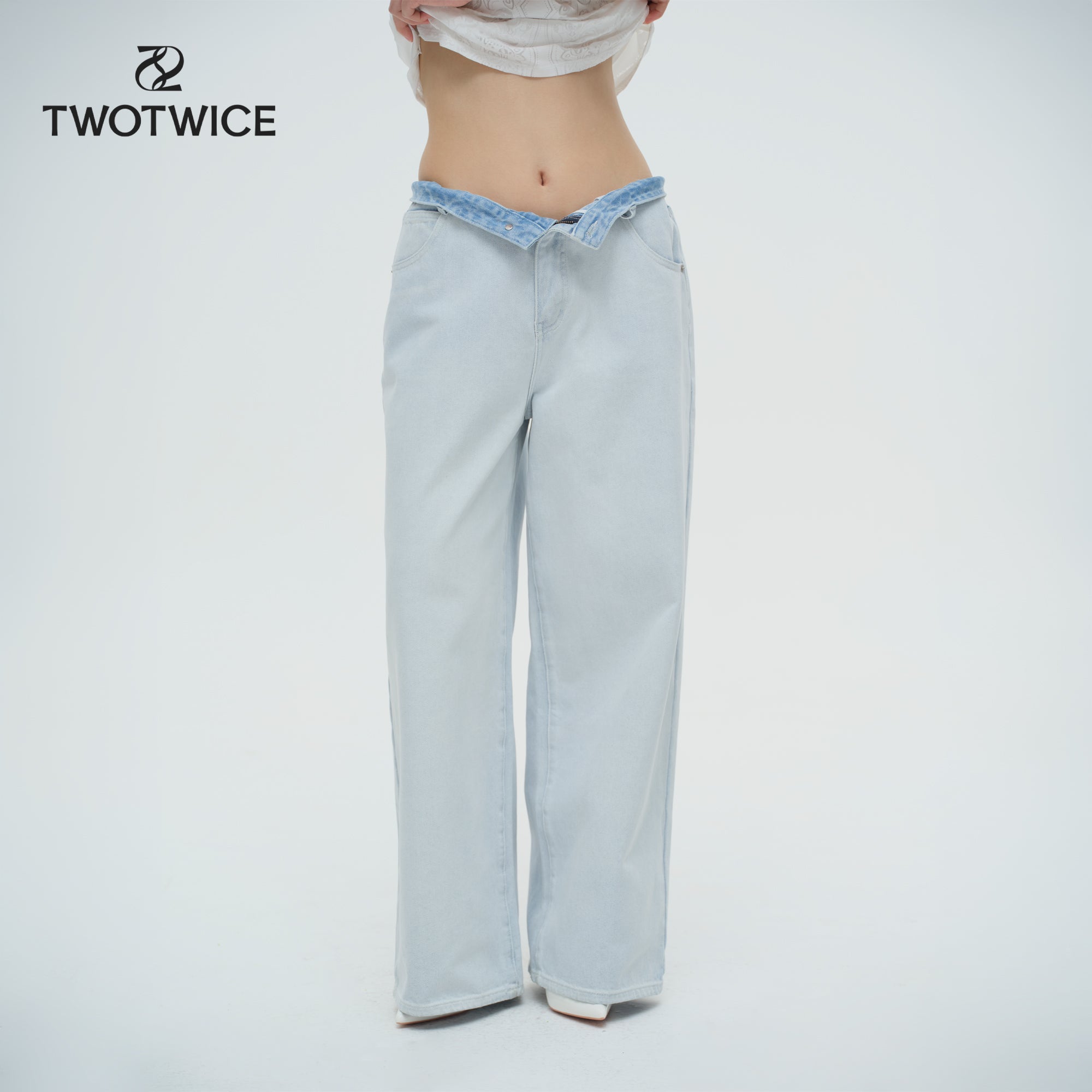 Twotwice- Moss Boyfriend Jeans - [New Color]