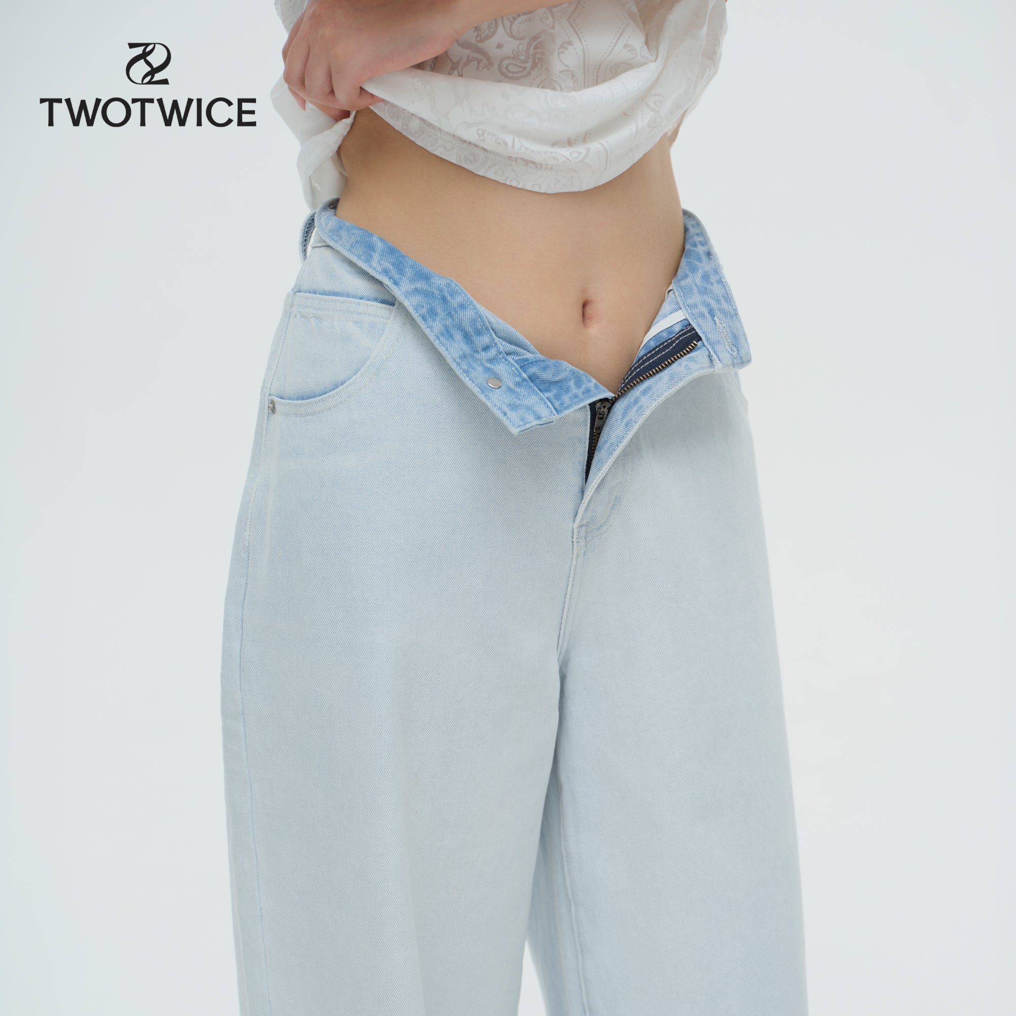 Twotwice- Moss Boyfriend Jeans - [New Color]