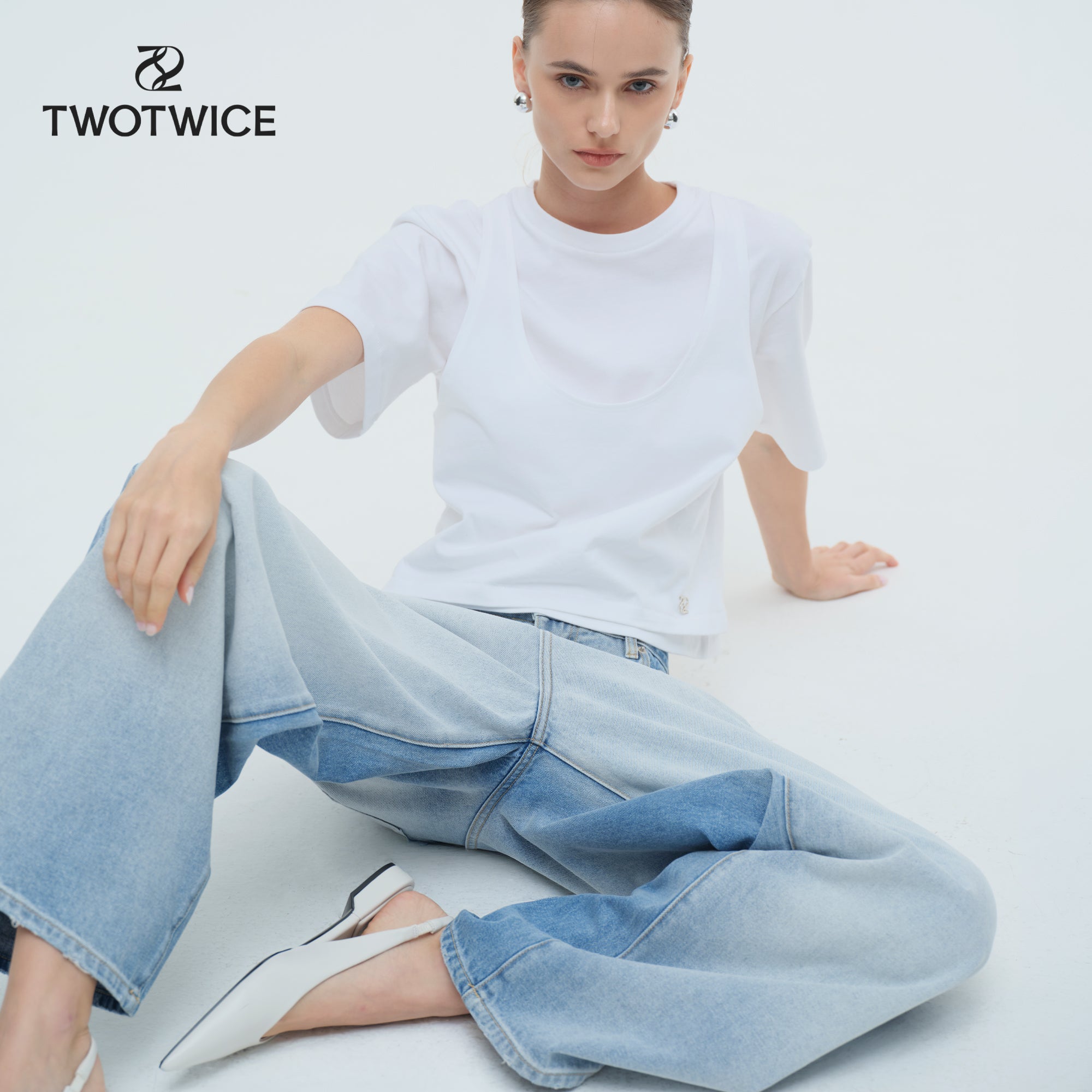 Twotwice- Moss Boyfriend Jeans - [New Color]