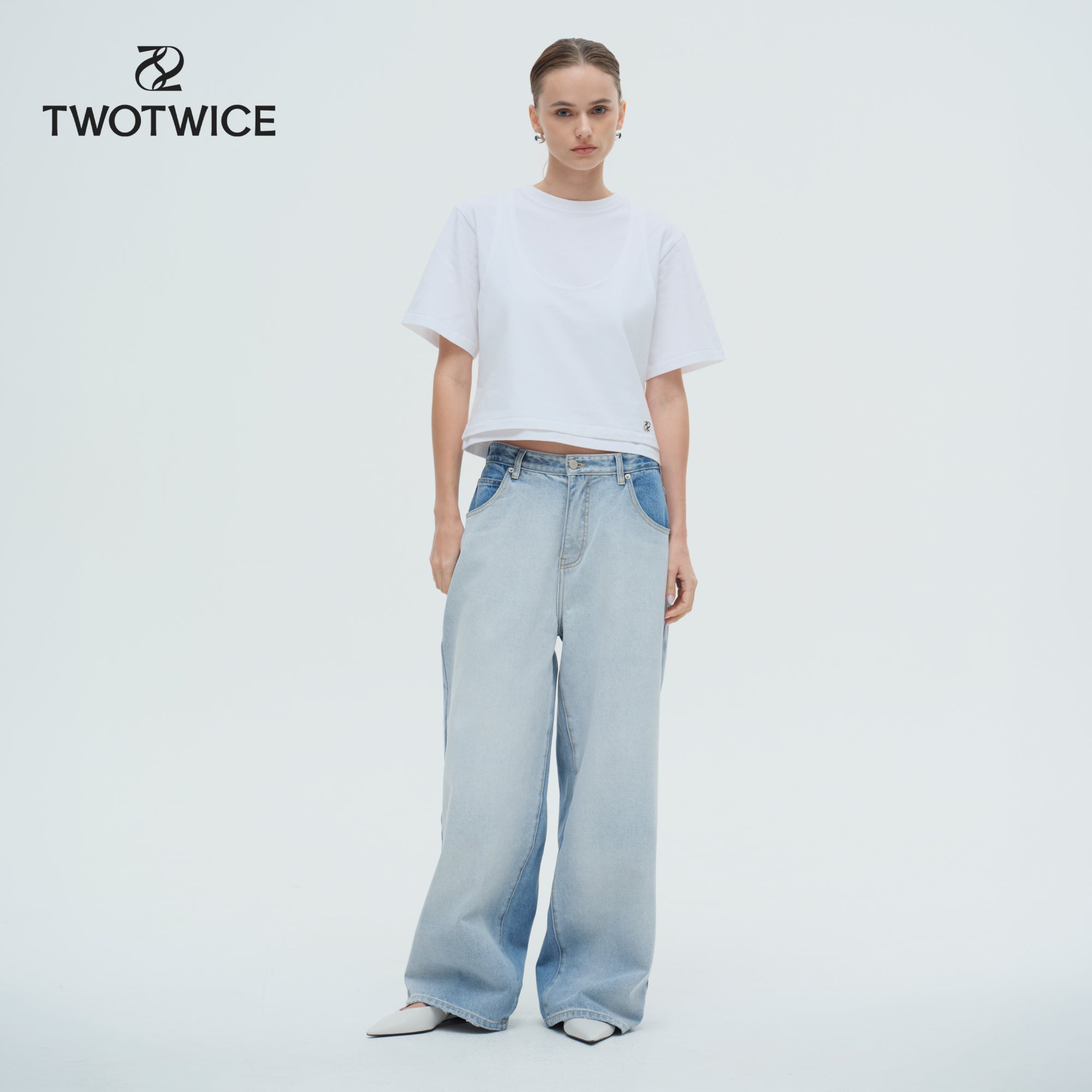Twotwice- Moss Boyfriend Jeans - [New Color]