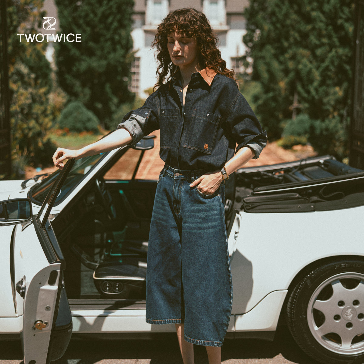Twotwice - Mid-rise Barrel Jeans