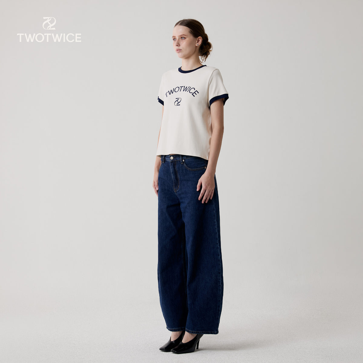 Twotwice - Twotwice Ringer Tee