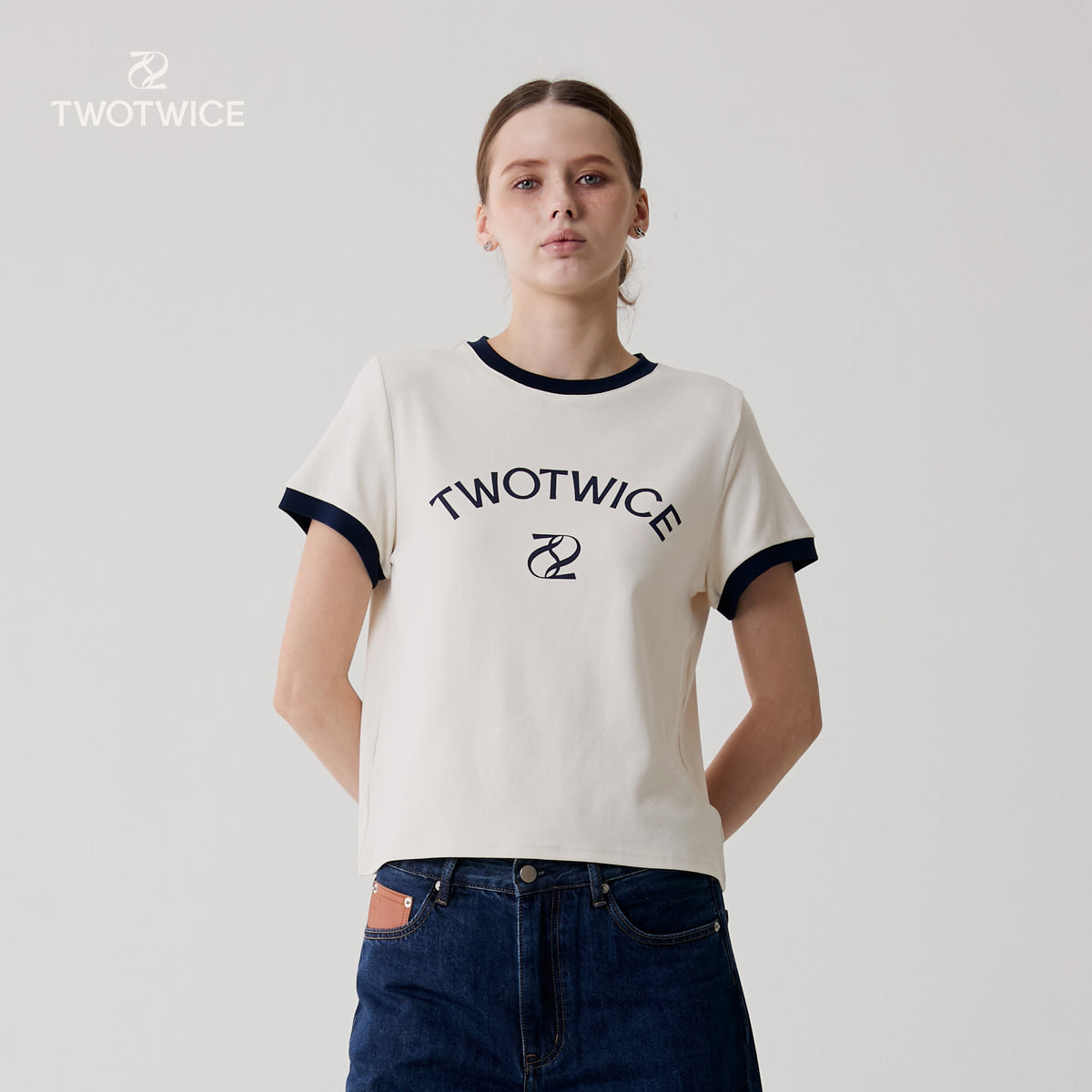 Twotwice - Twotwice Ringer Tee