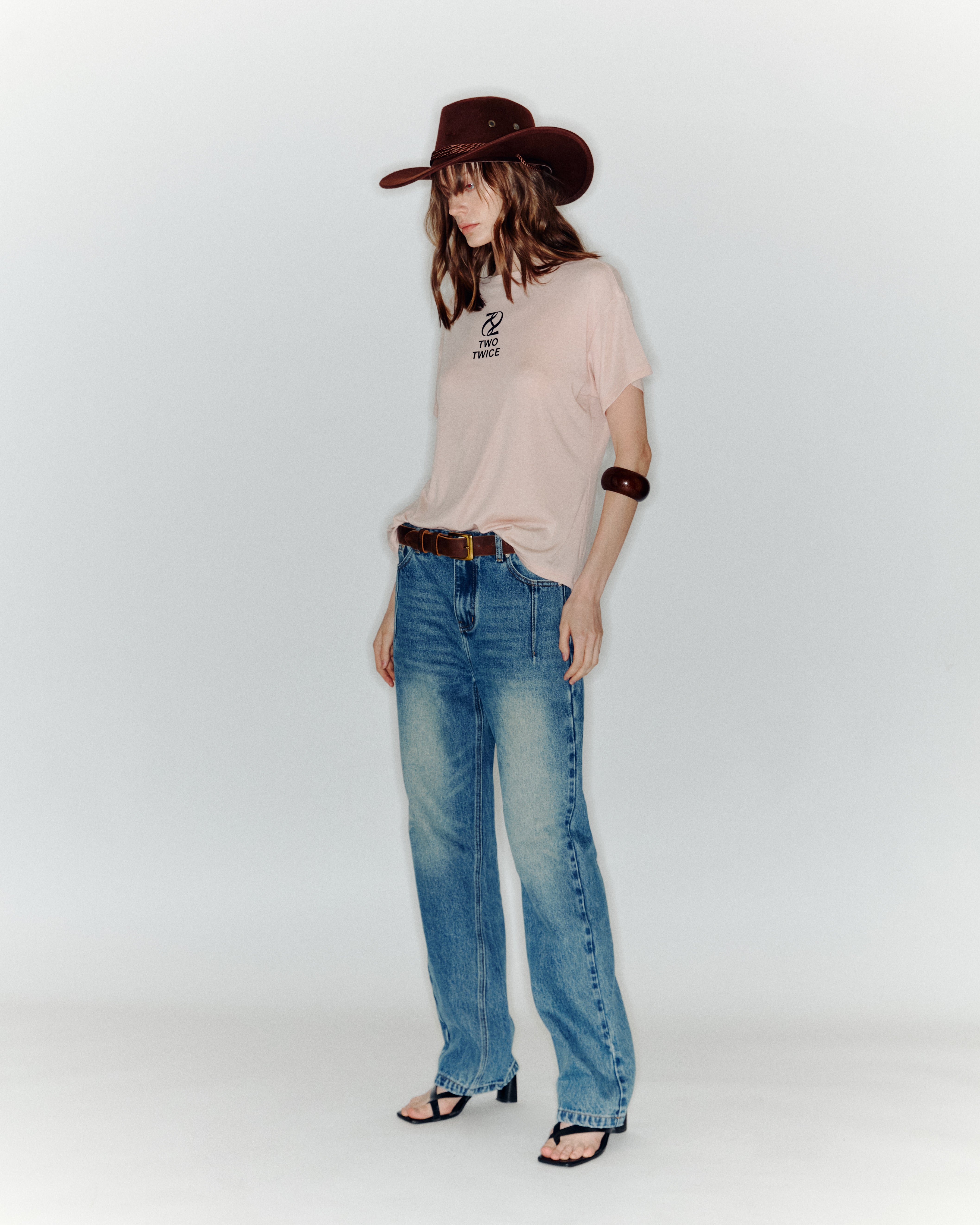 Twotwice - 1990s- mid-rise straight leg jeans