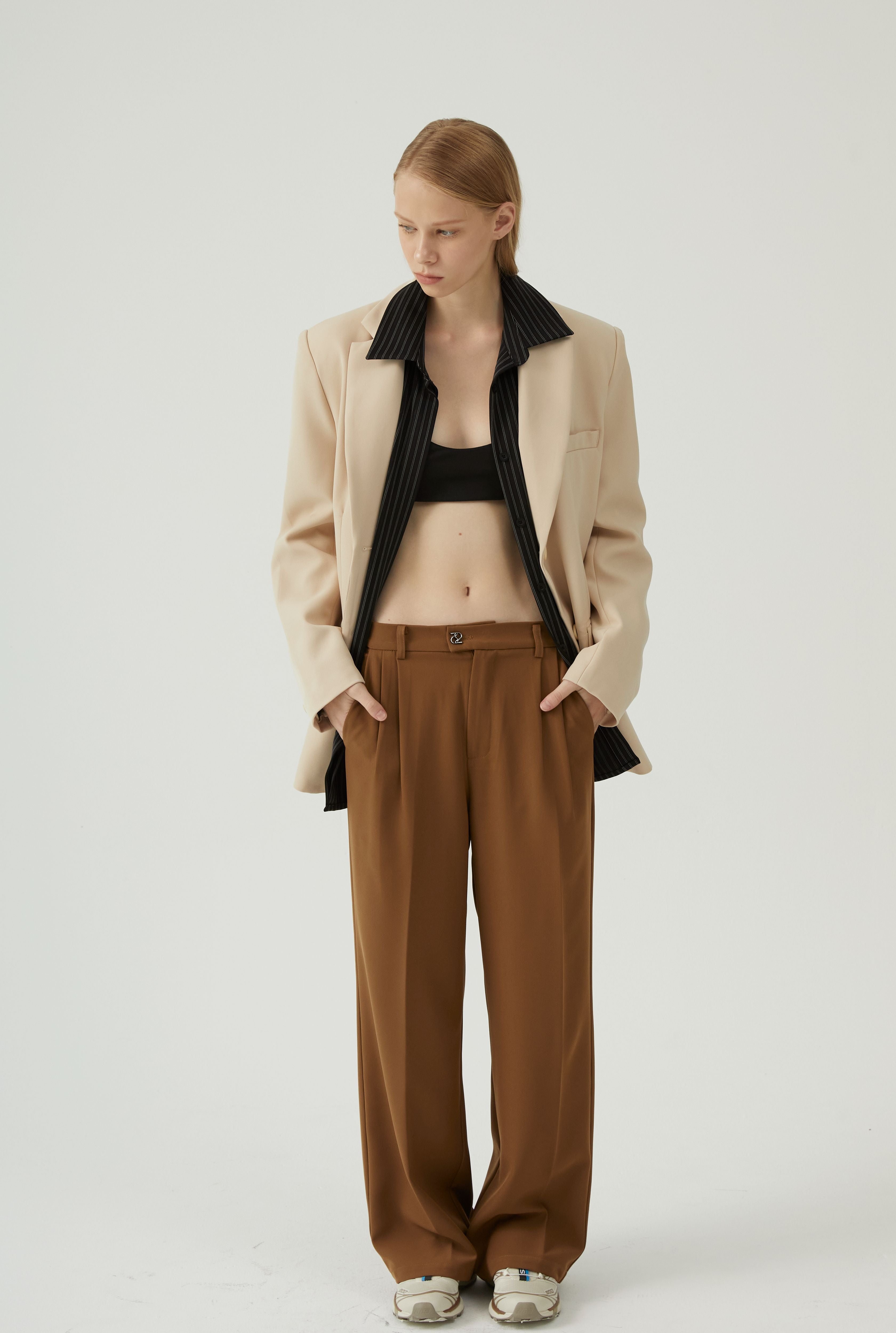 Twotwice - Low rise pants