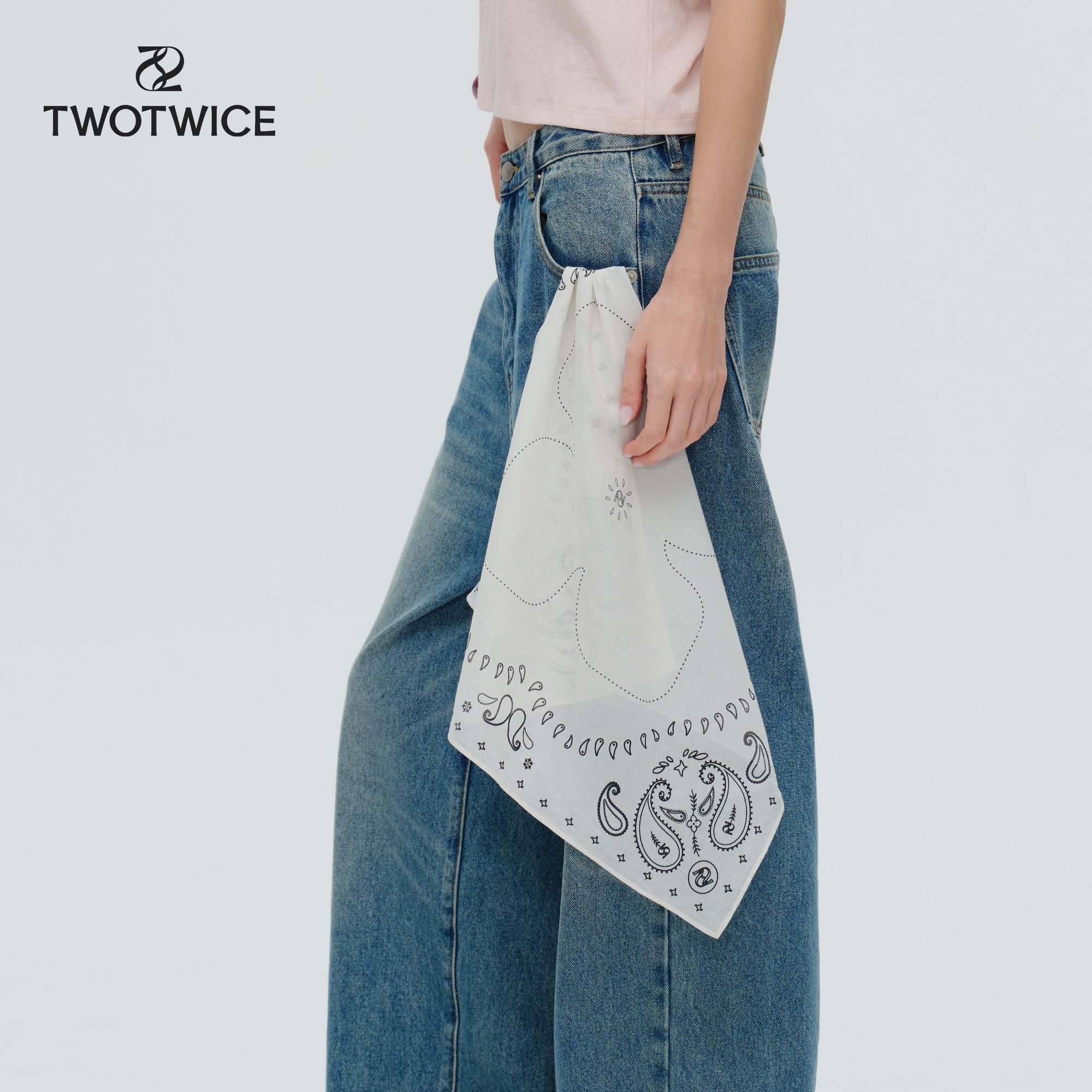 Twotwice - Twotwice Paisley Bandana (Small)
