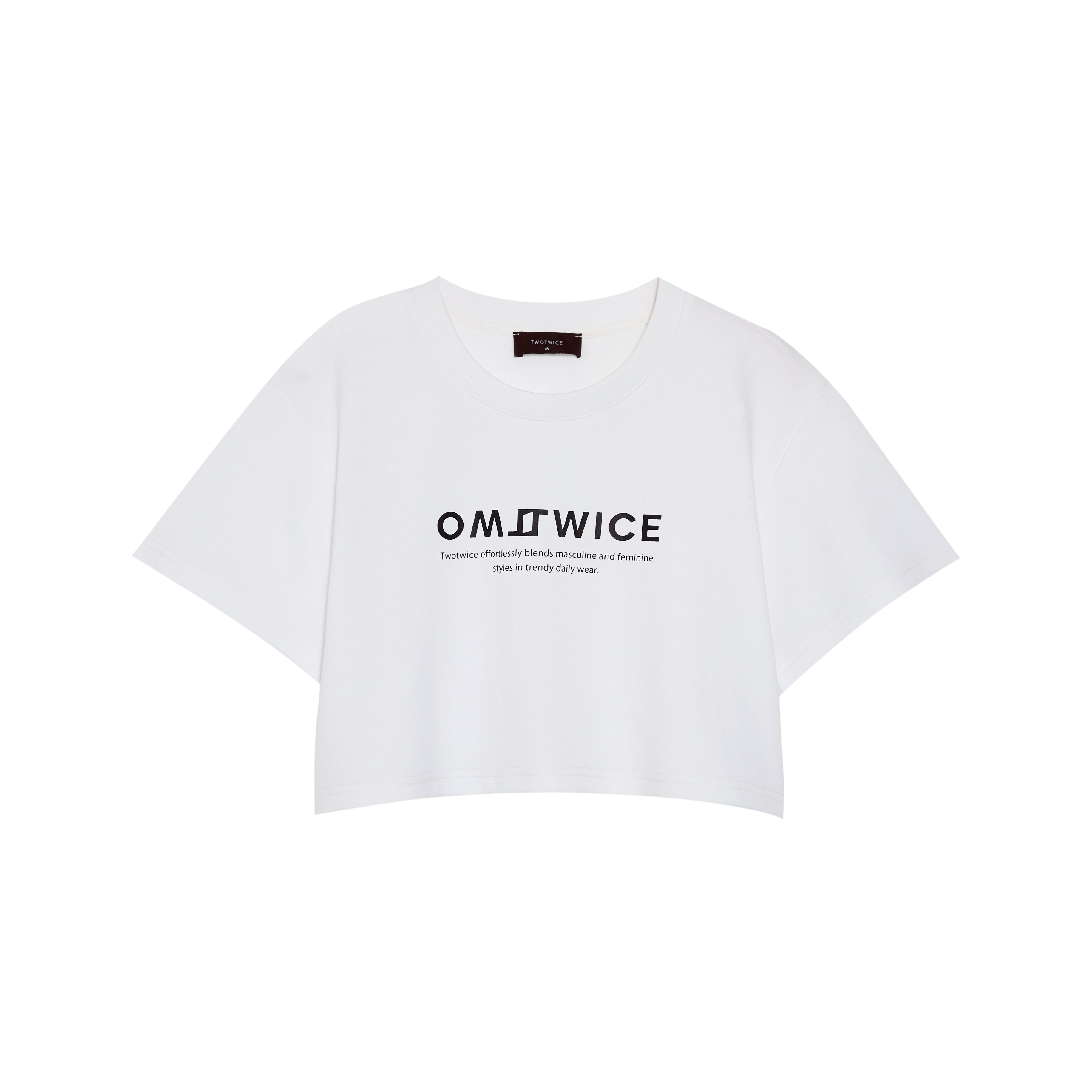 Twotwice - Twotwice cropped tee