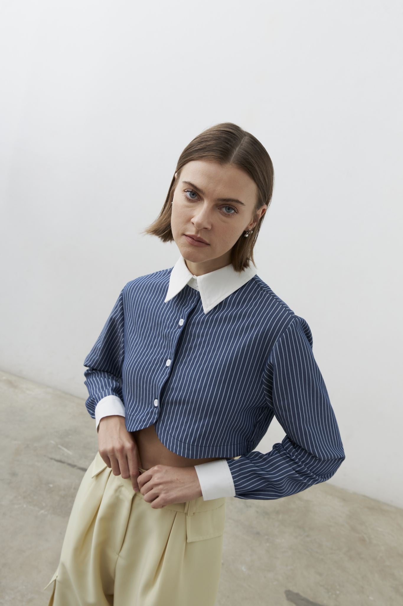 Twotwice - Vertical stripe cropped
