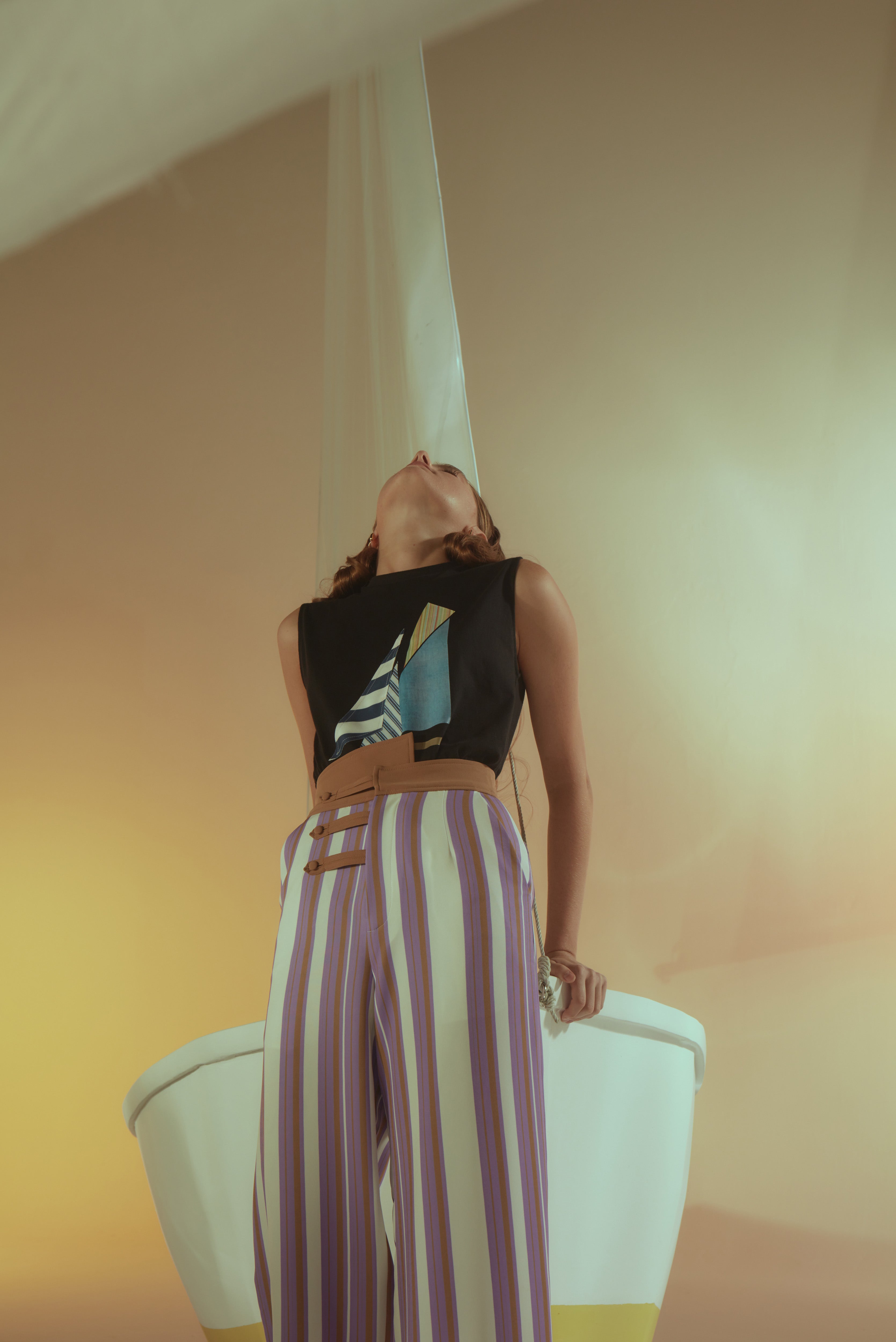 Twotwice - Stripe pants