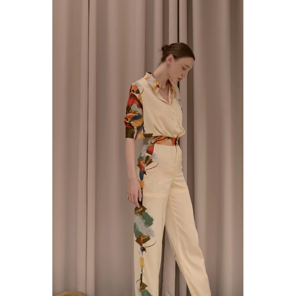 Colour stroke pants