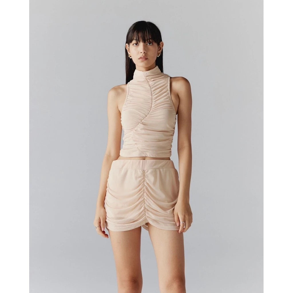 Tight mesh skort
