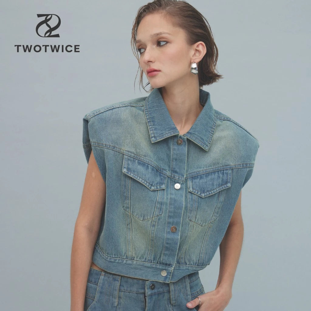 Shoulder Pad Denim