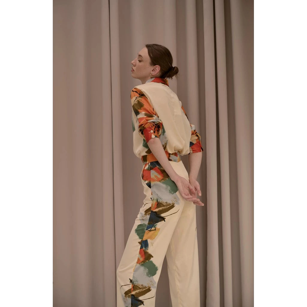 Colour stroke pants