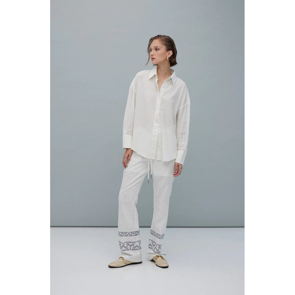 Embroidered pants