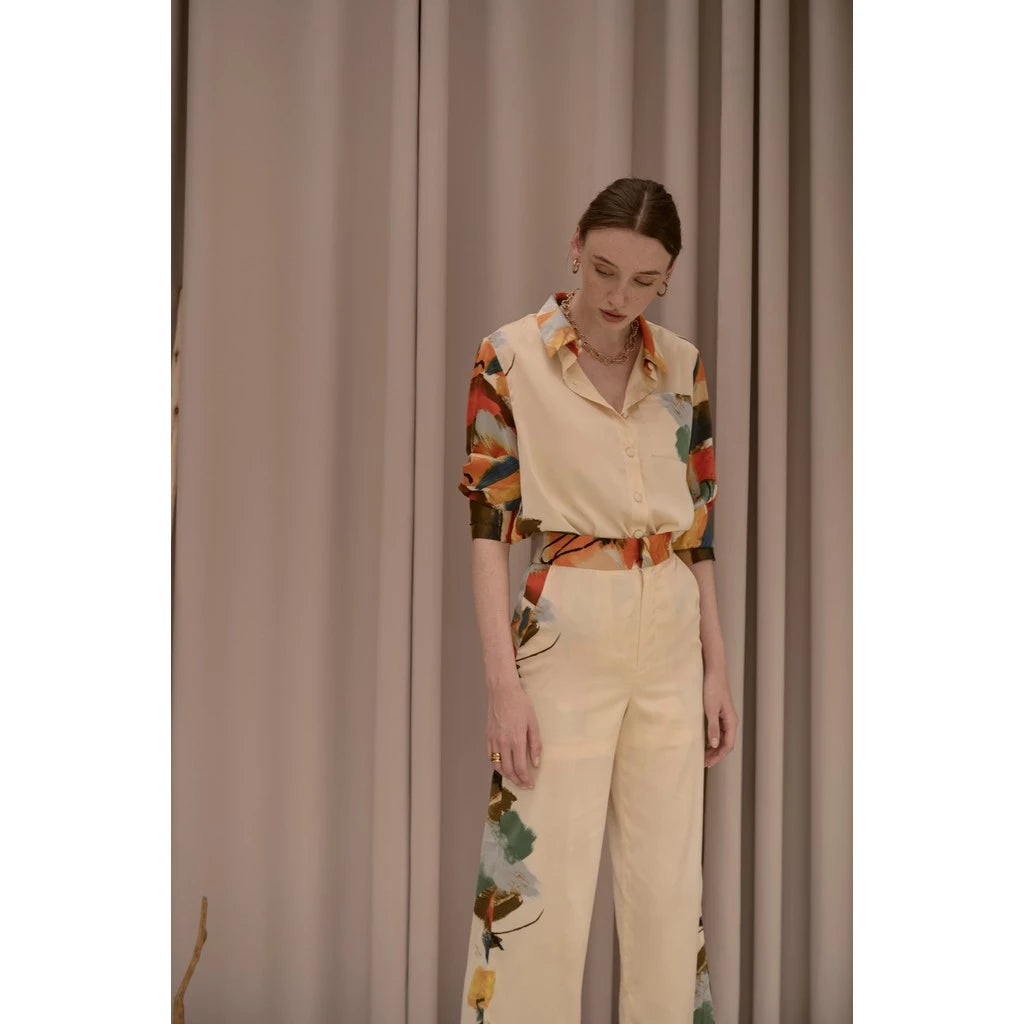 Colour stroke pants