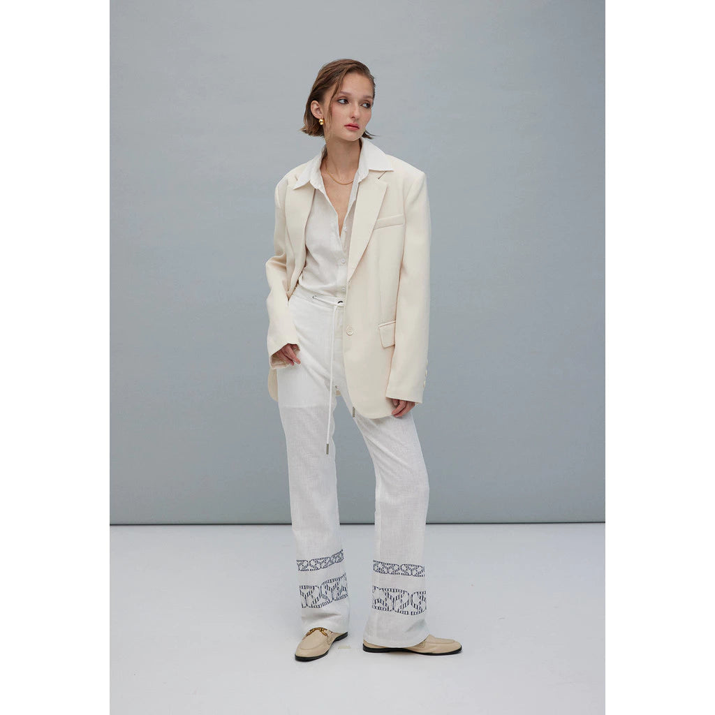 Embroidered pants